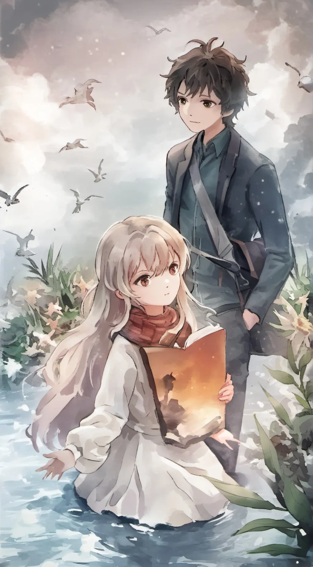 ai character: Lime background