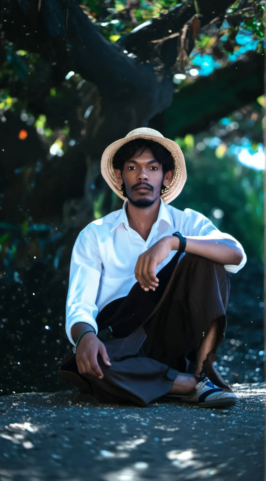 ai character: aden background