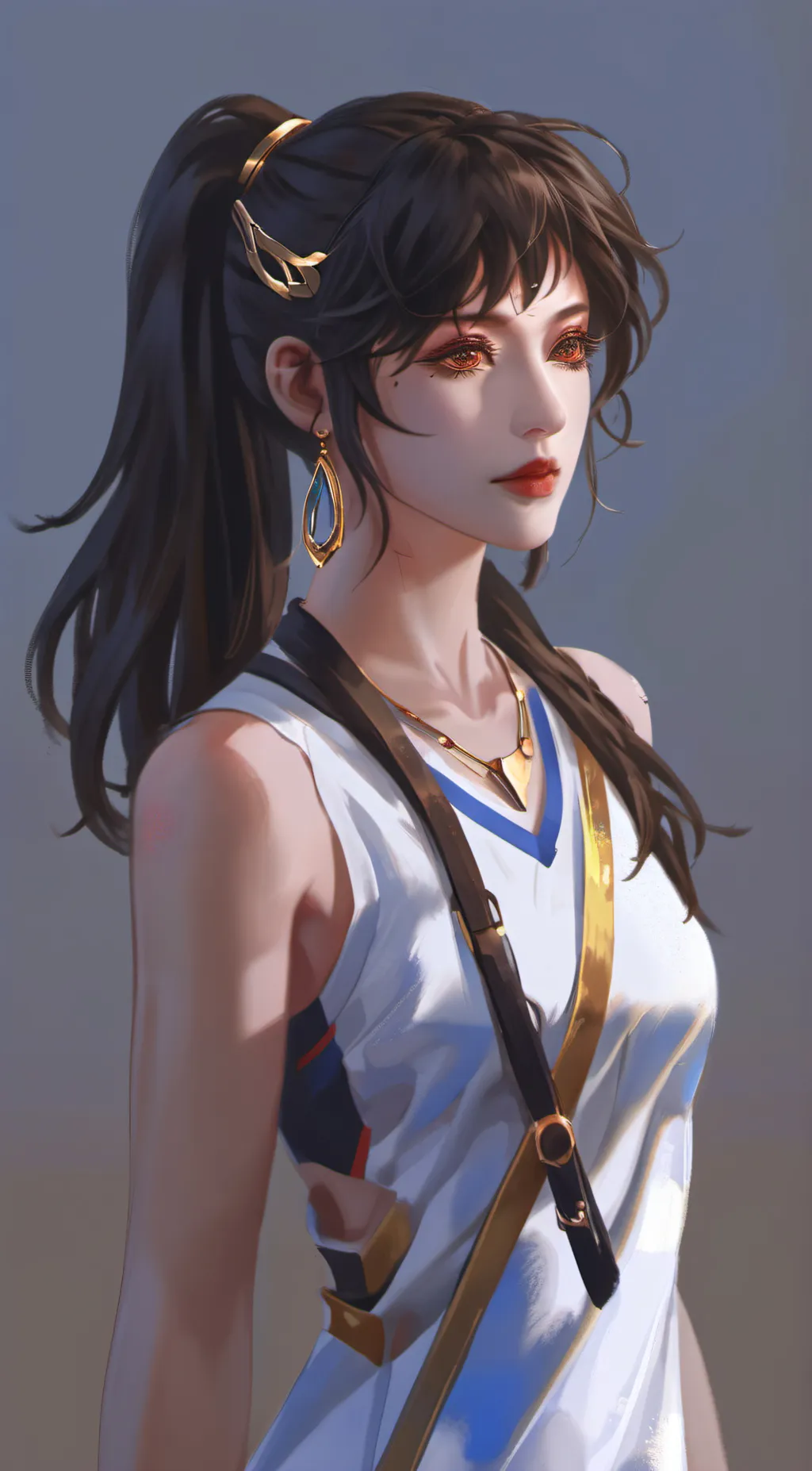 ai character: luna background