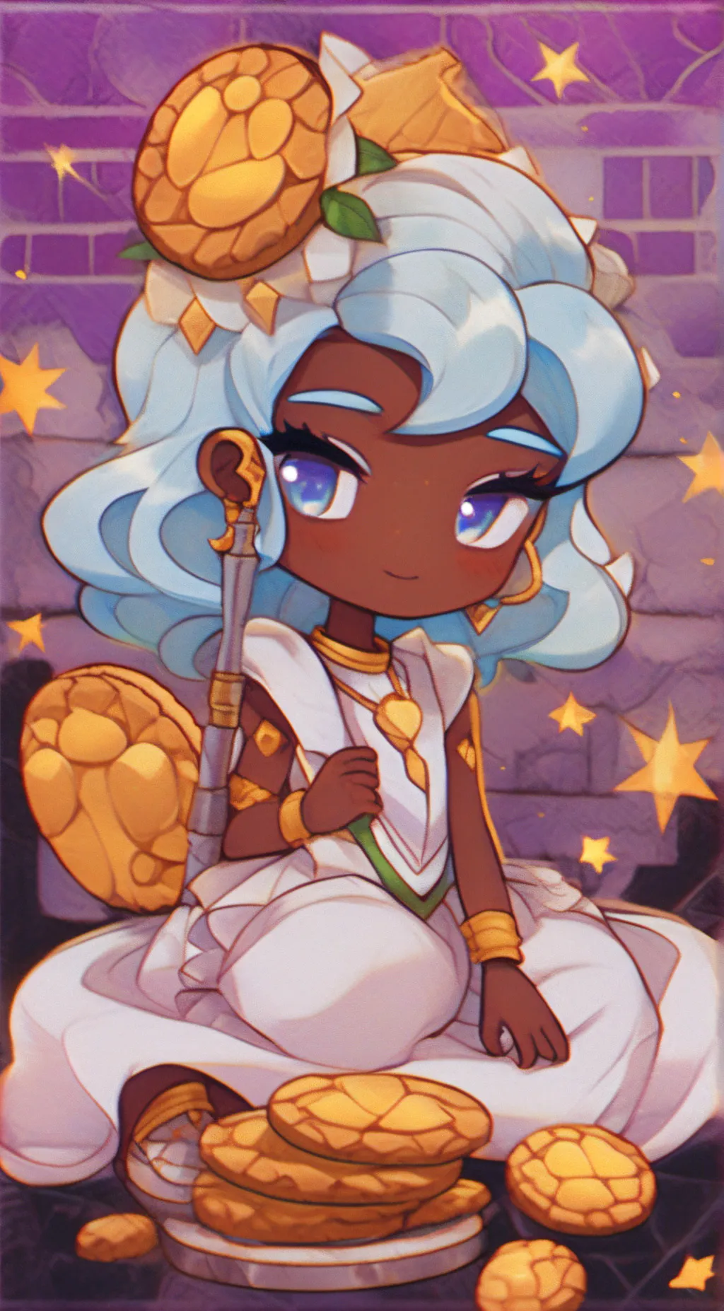 ai character: The Ancient Cookie background