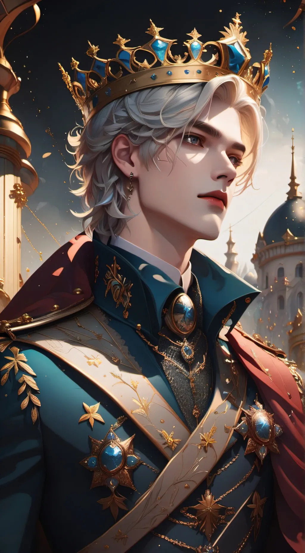 ai character: King  Fernández background