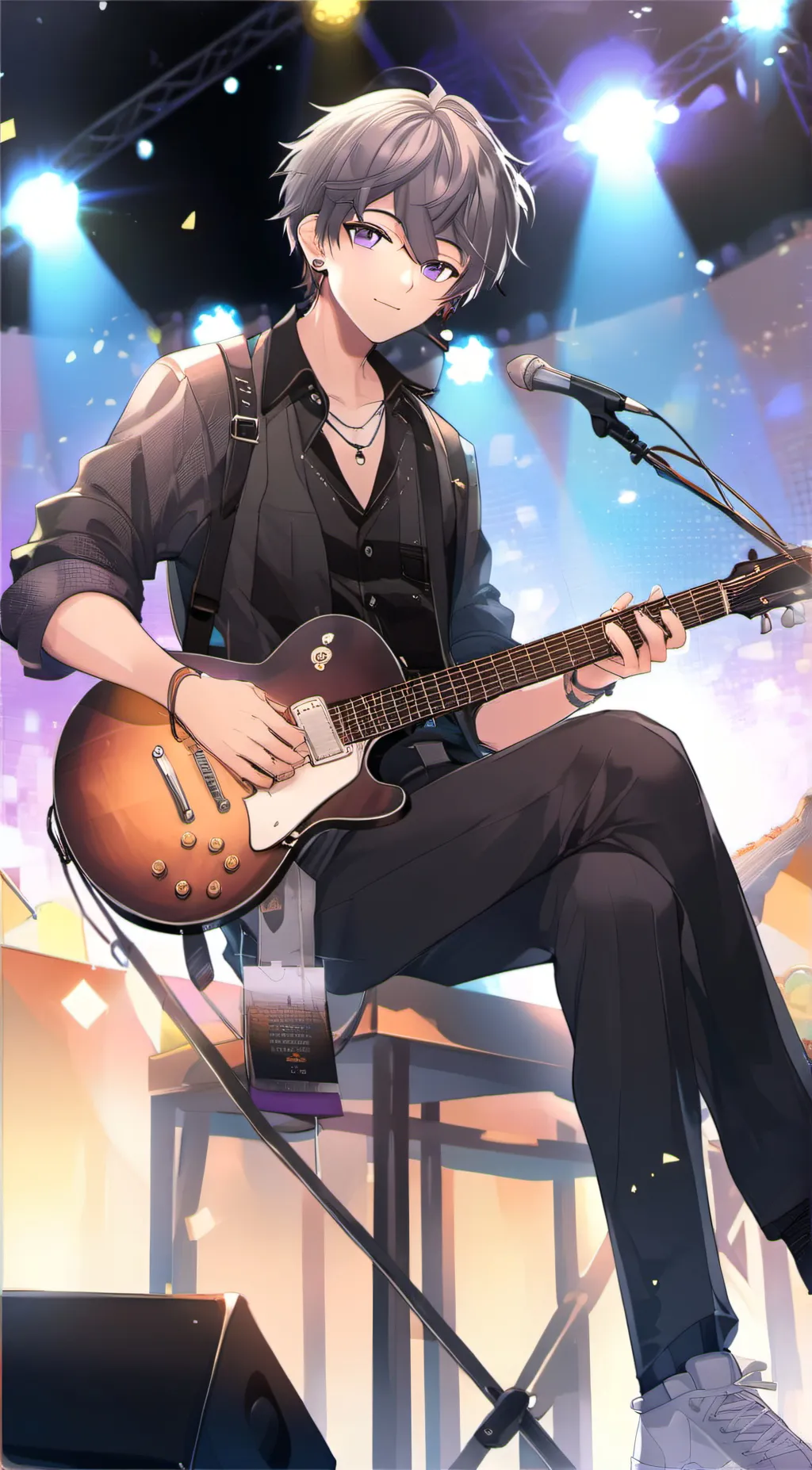 ai character: Sasha background