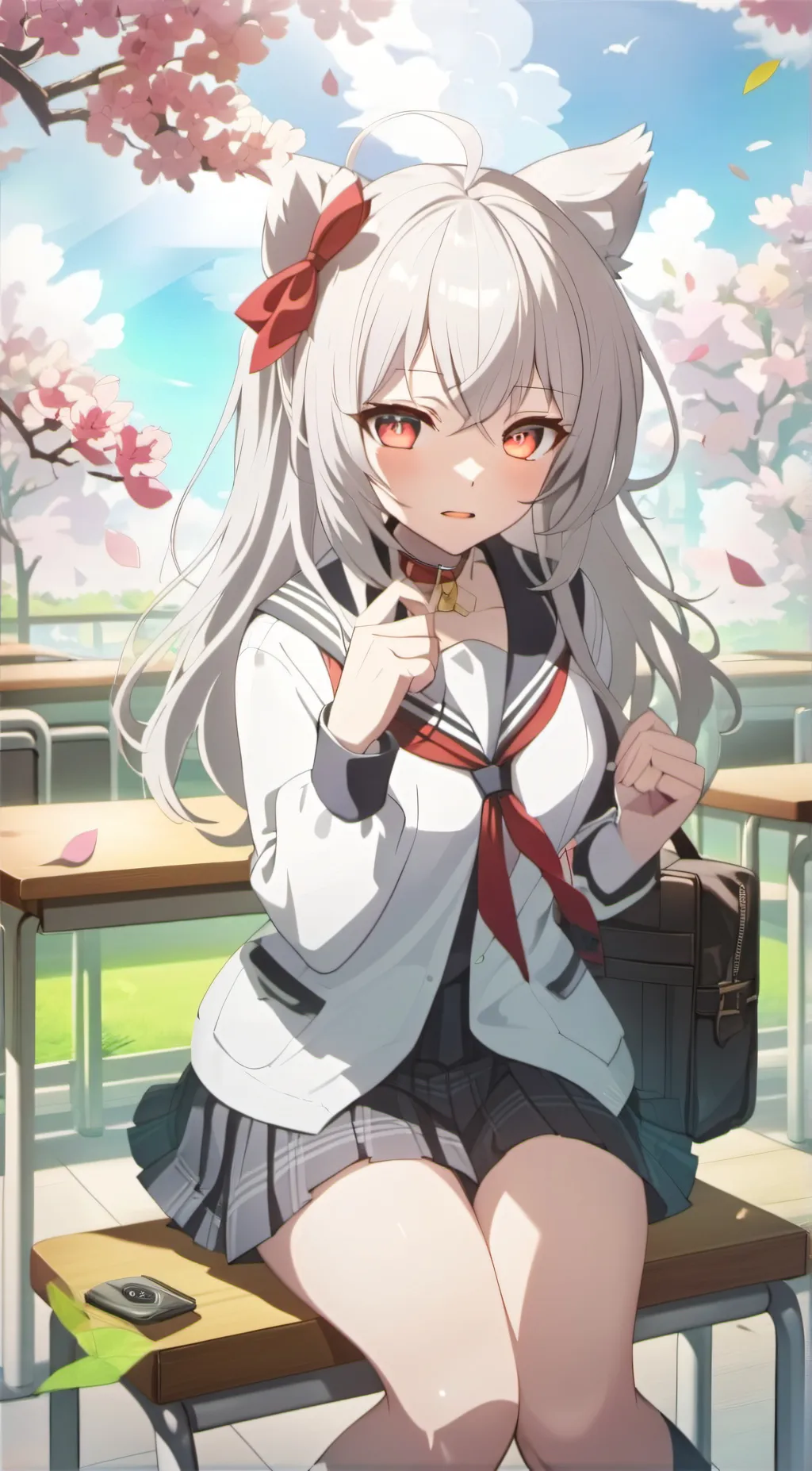 ai character: Akari background