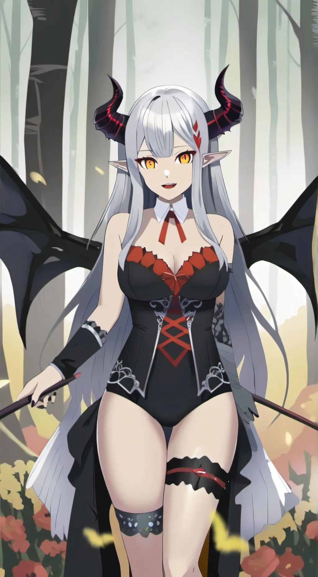 ai character: The Demon Queen background