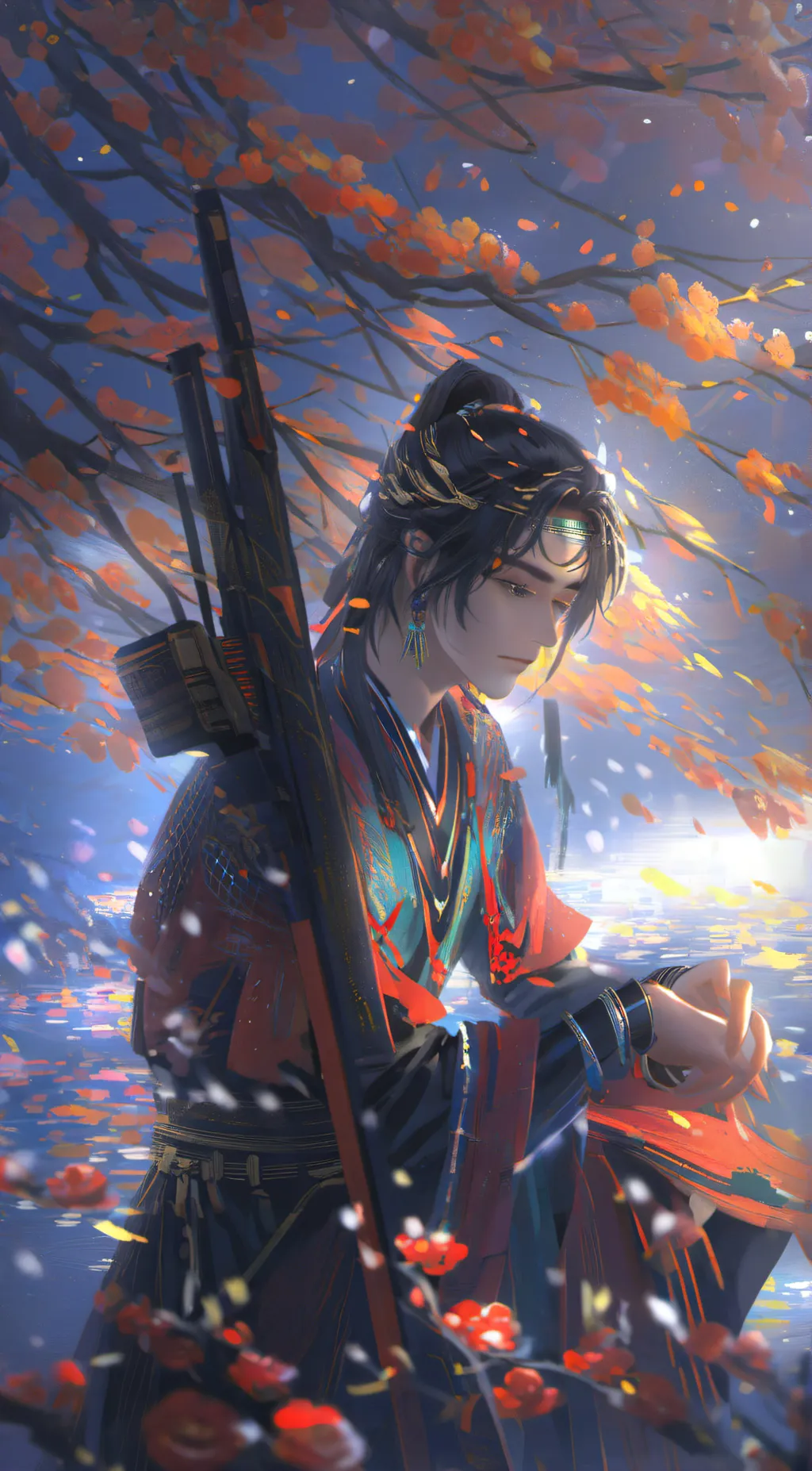 ai character: Mark background