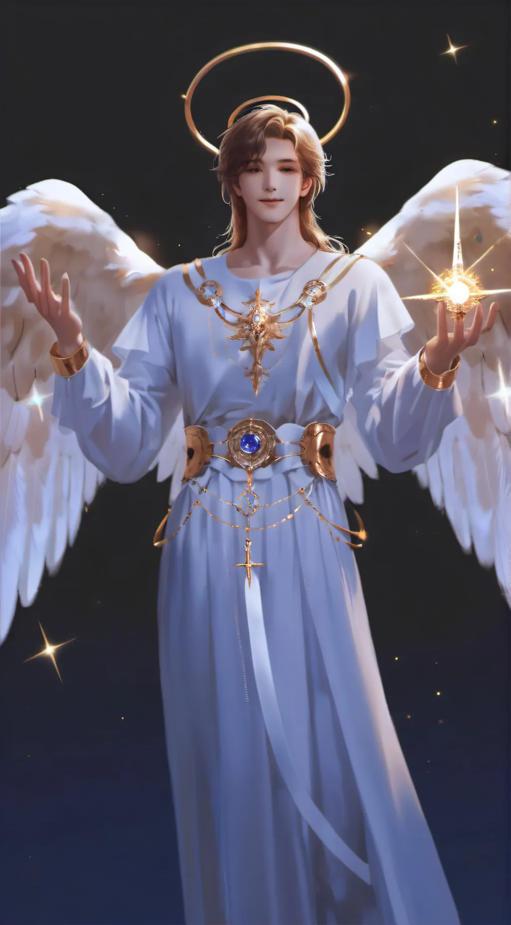 ai character: god of physics background