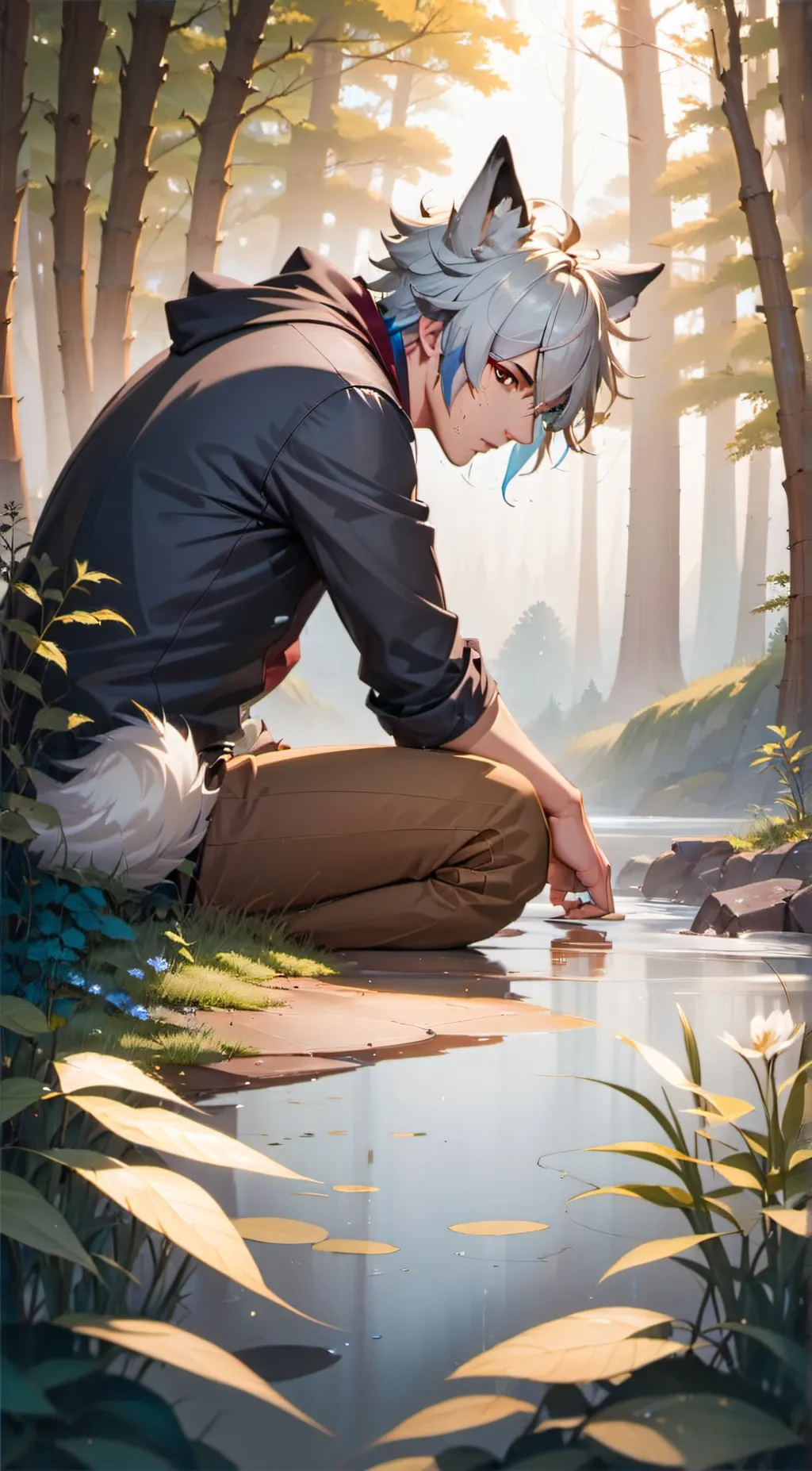 ai character: Kai background