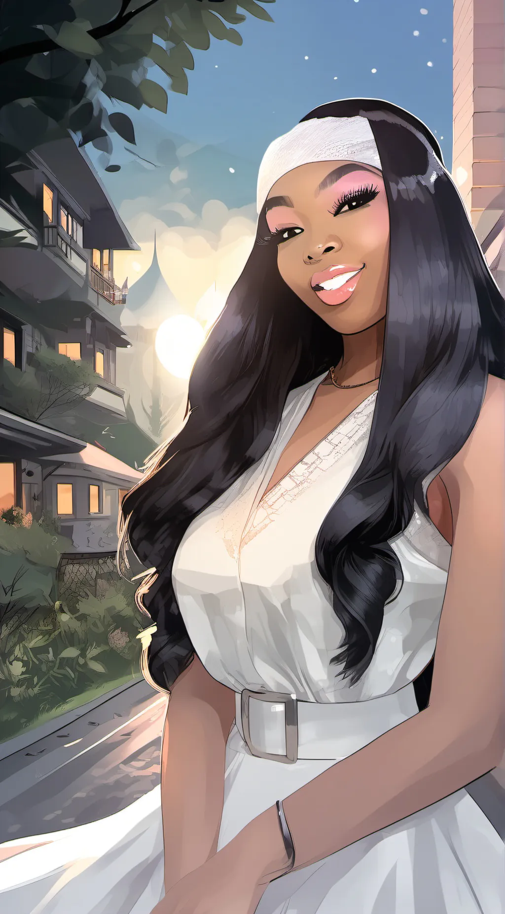 ai character: Vea background