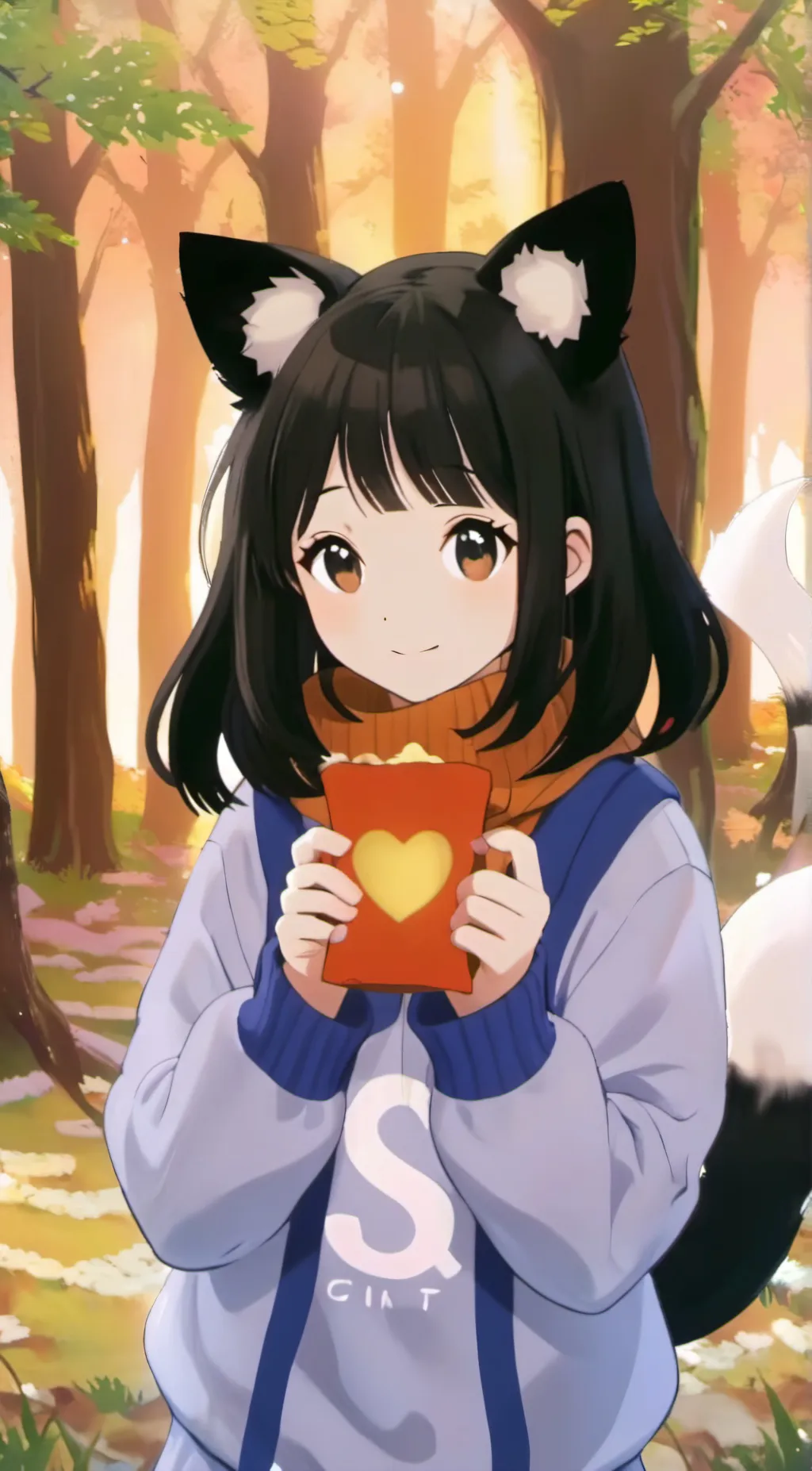 ai character: Shine background