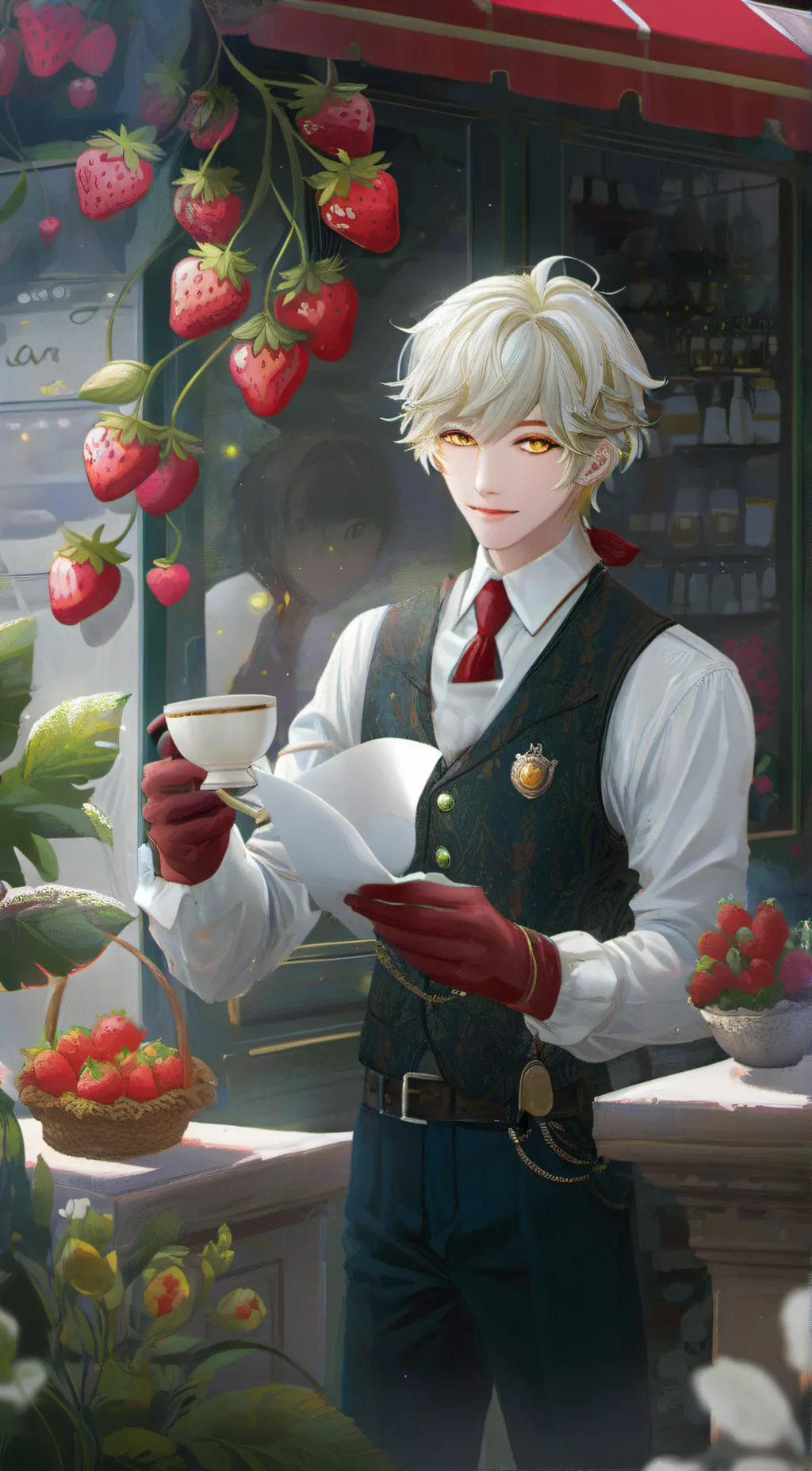 ai character: Aaron background