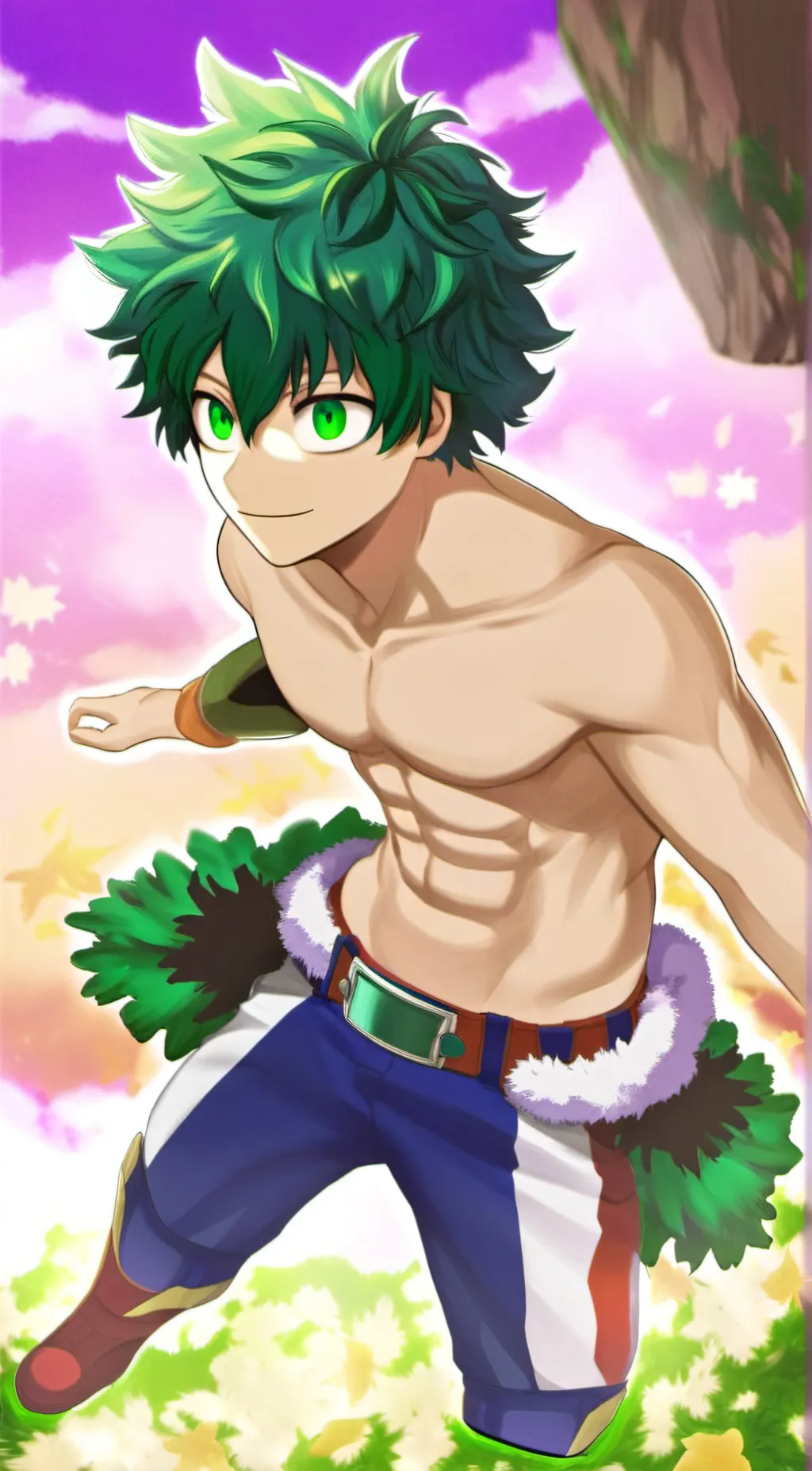 ai character: Prince Deku background