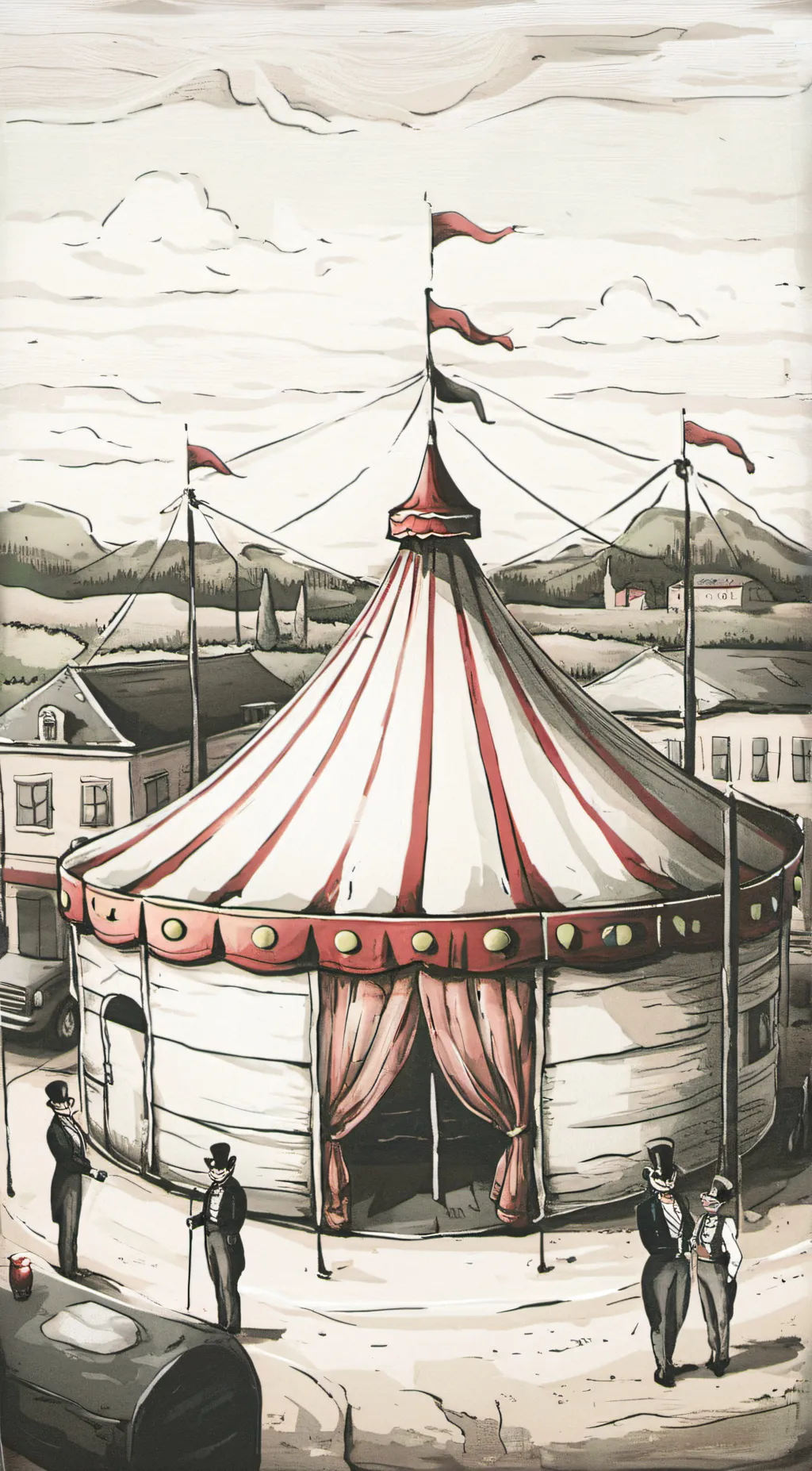 ai character: tadc background