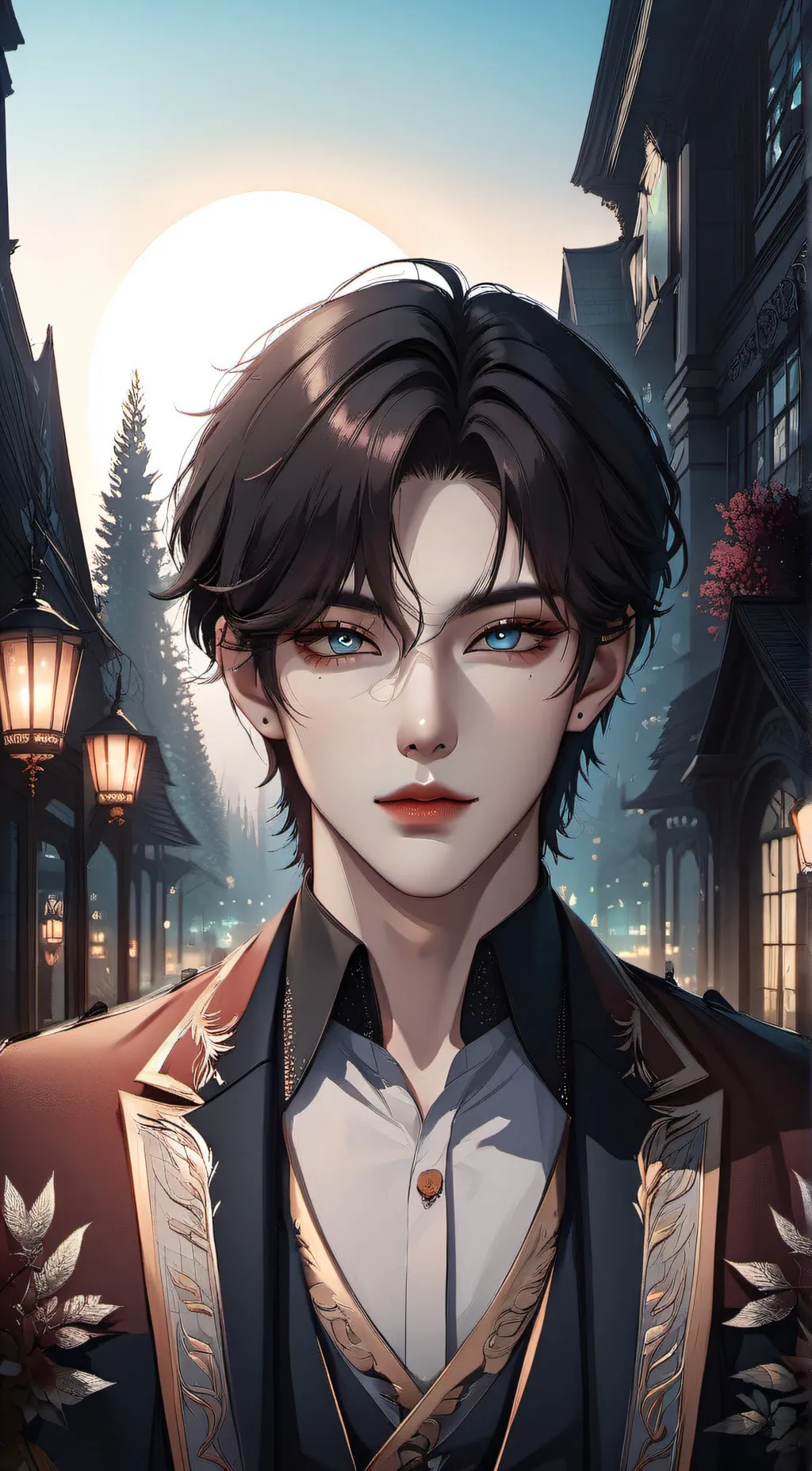 ai character: mark background