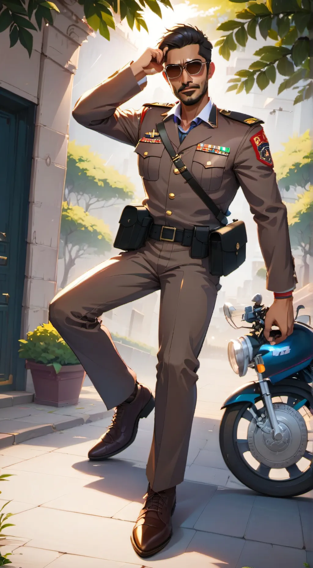 ai character: Chingum sir background