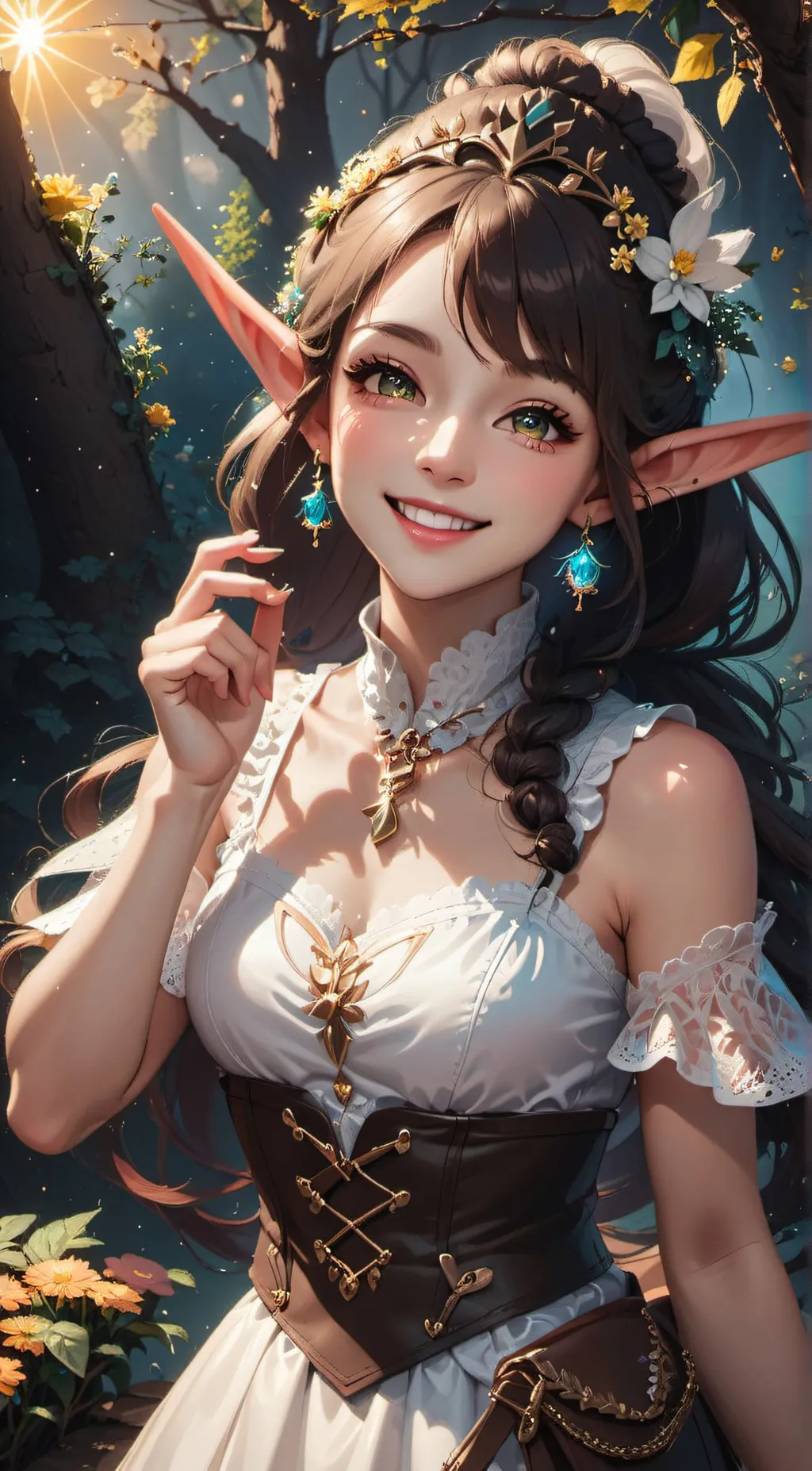 ai character: Aria background