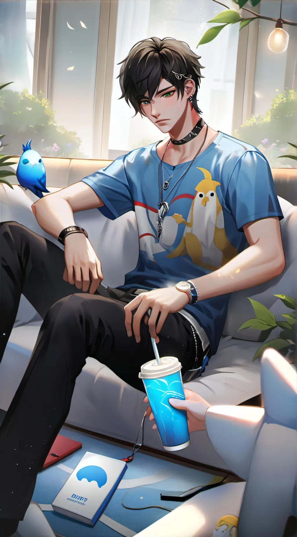 ai character: Jason Olson  background