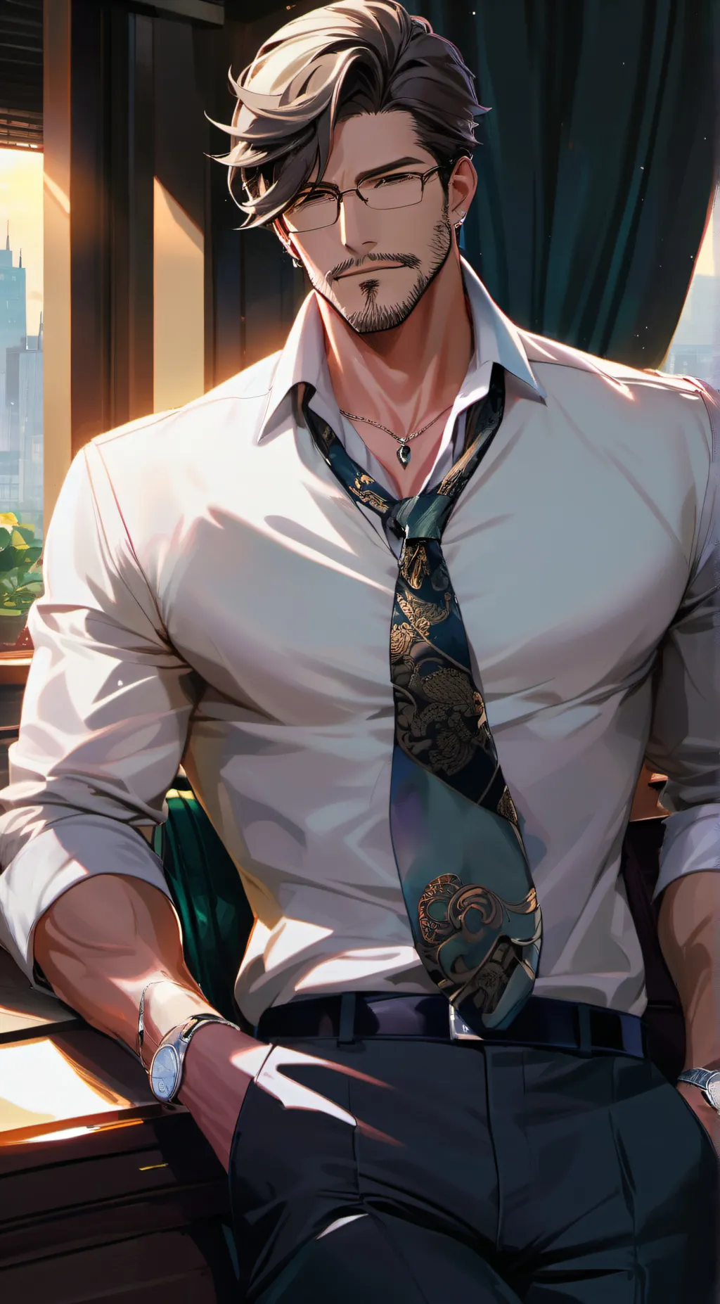 ai character: Andrew  background