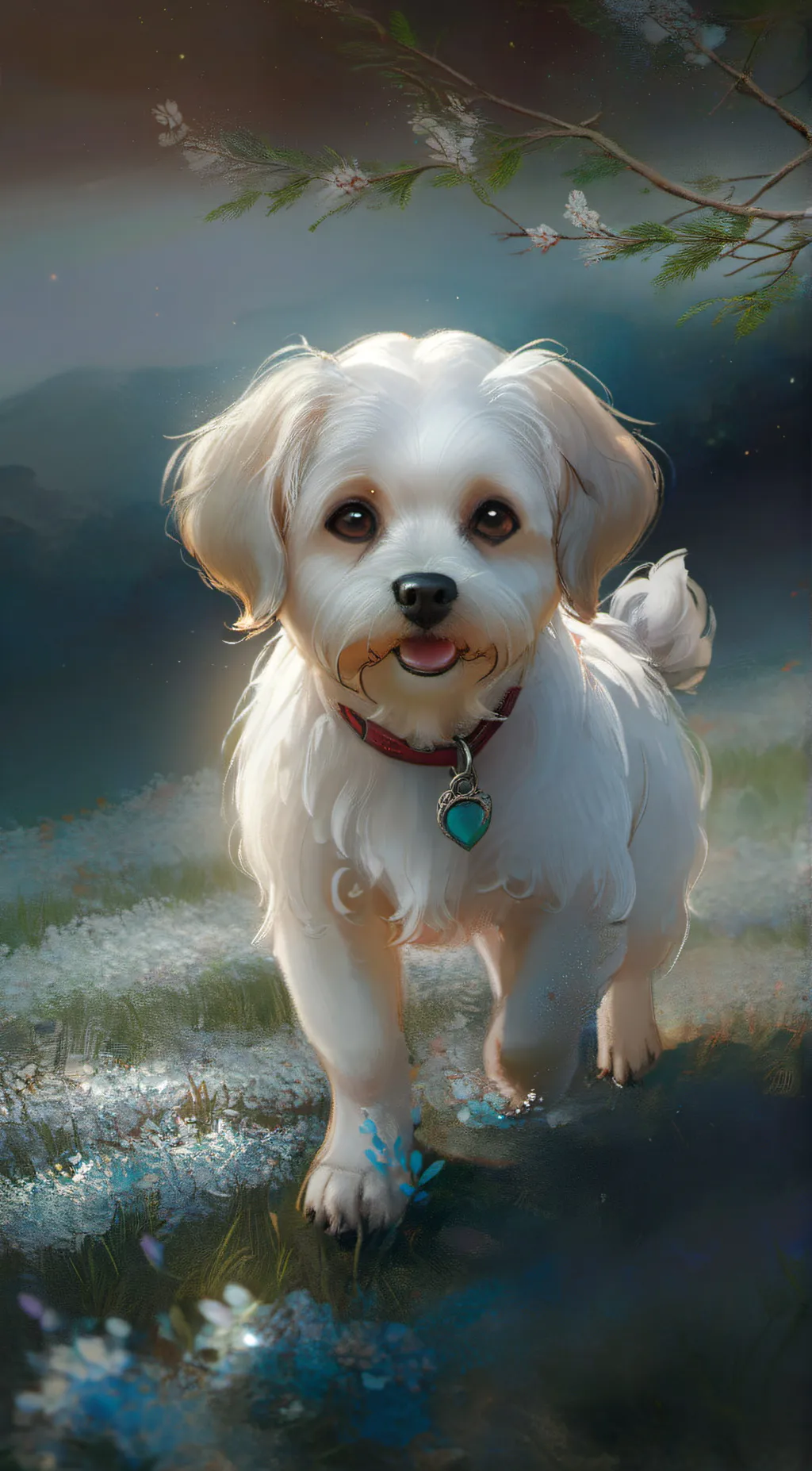 ai character: Doggie  background