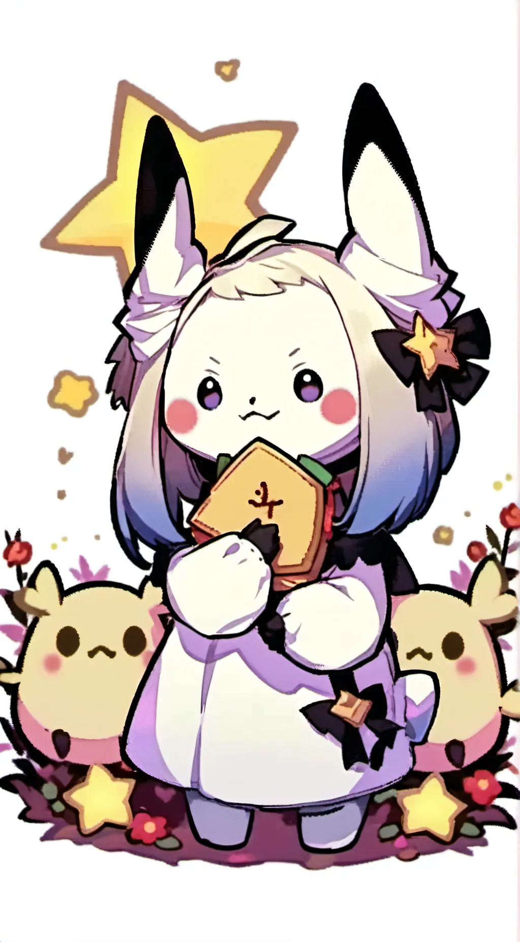 ai character: Star background