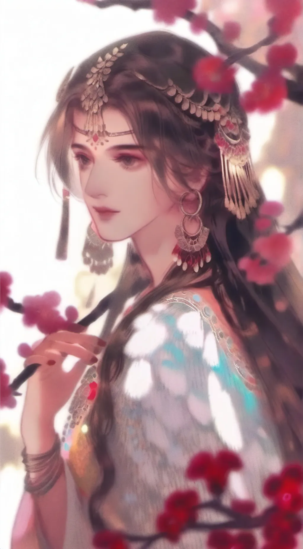 ai character: luna background