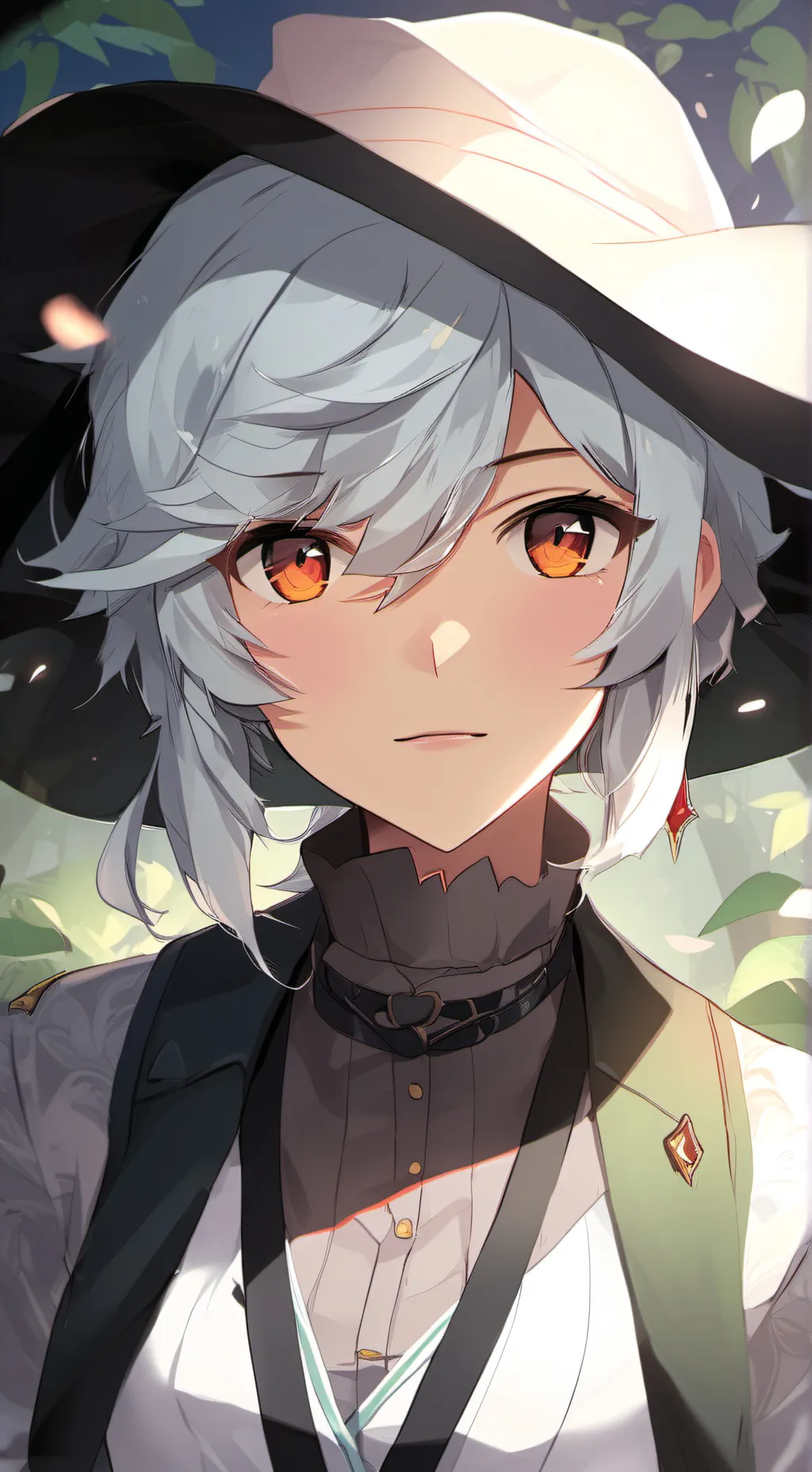 ai character: Ivory  background