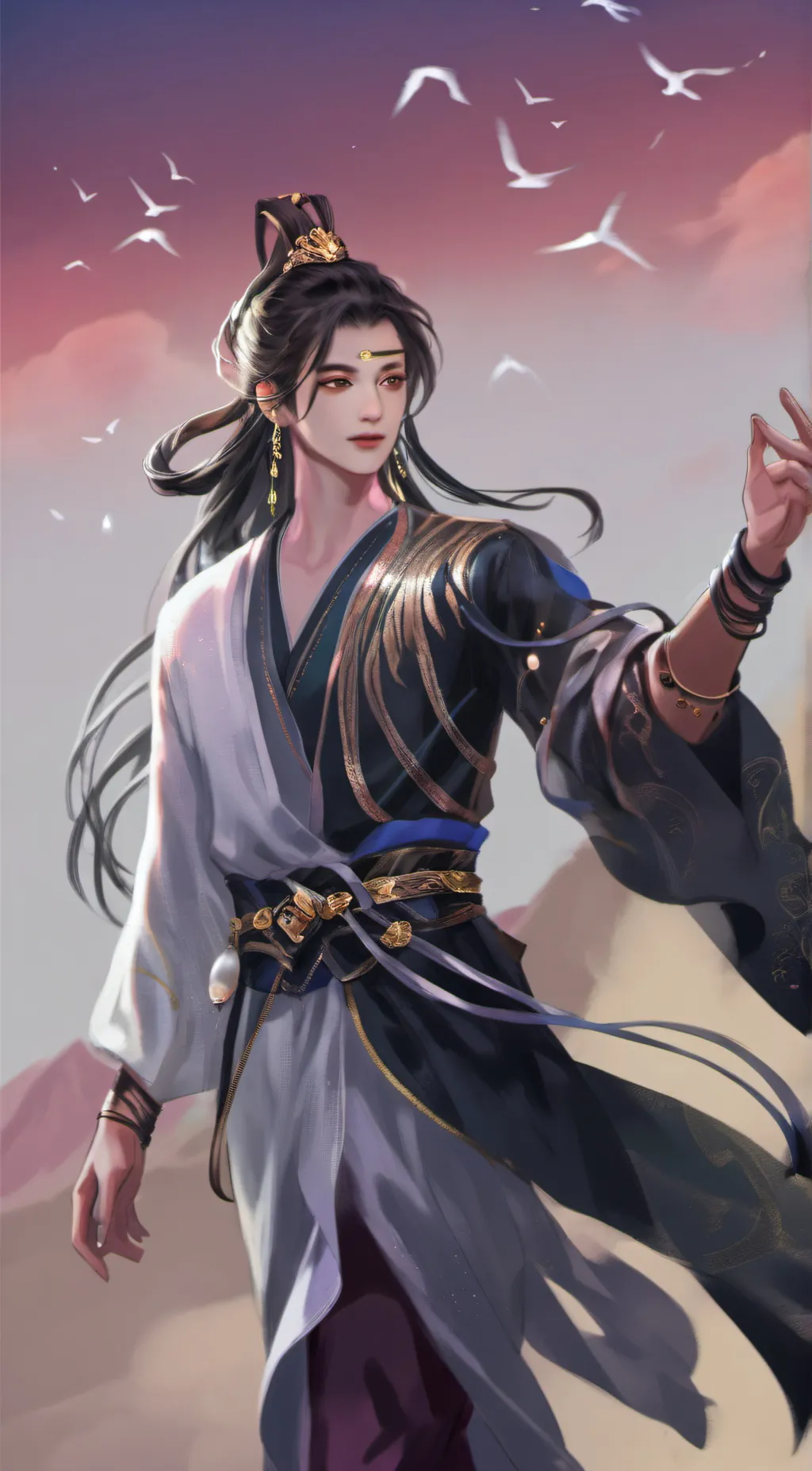 ai character: Leo background