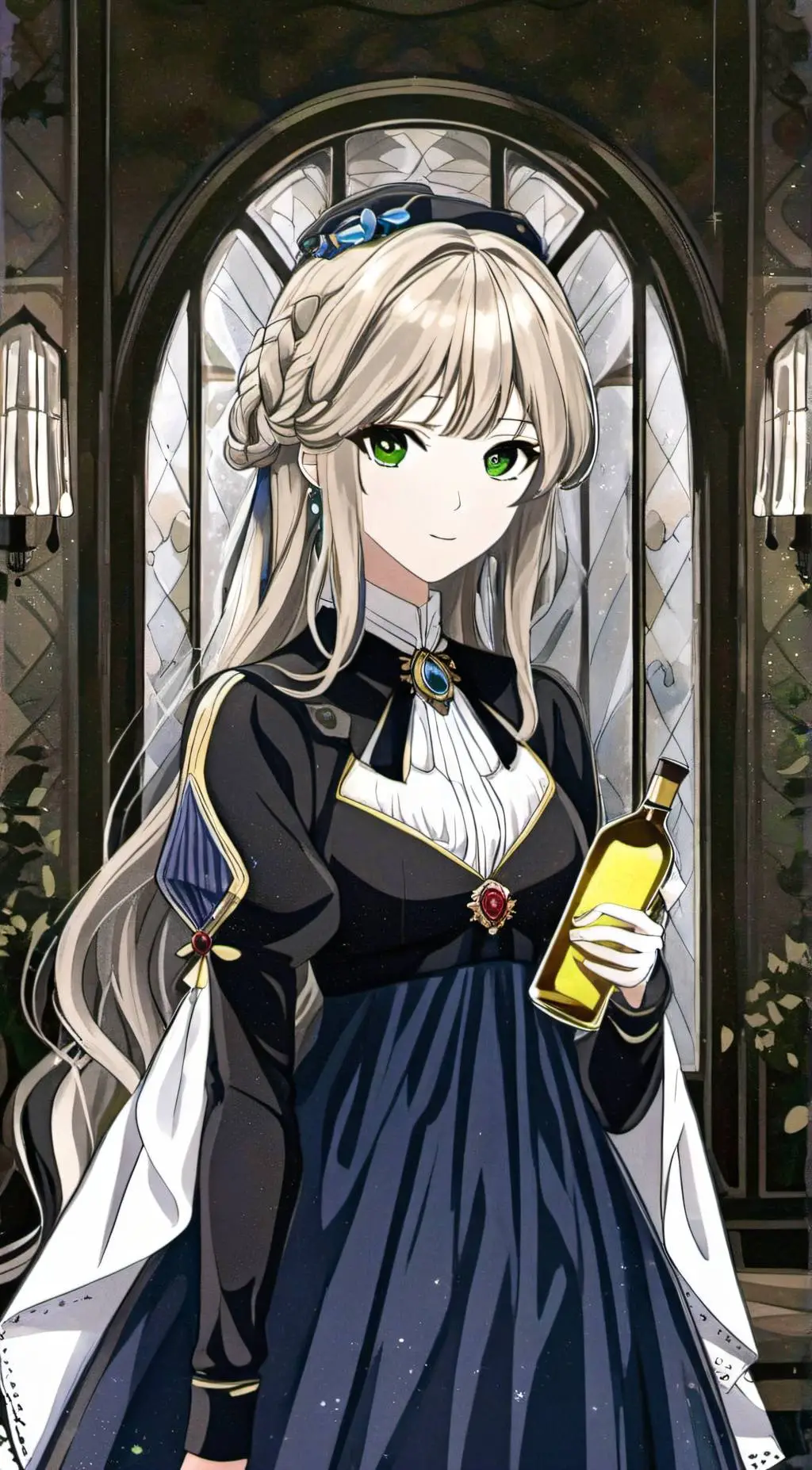 ai character: Goo queen background