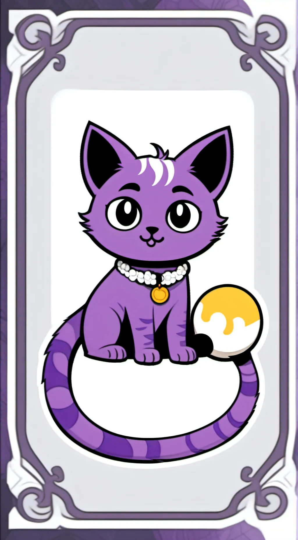 ai character: smiling critter background