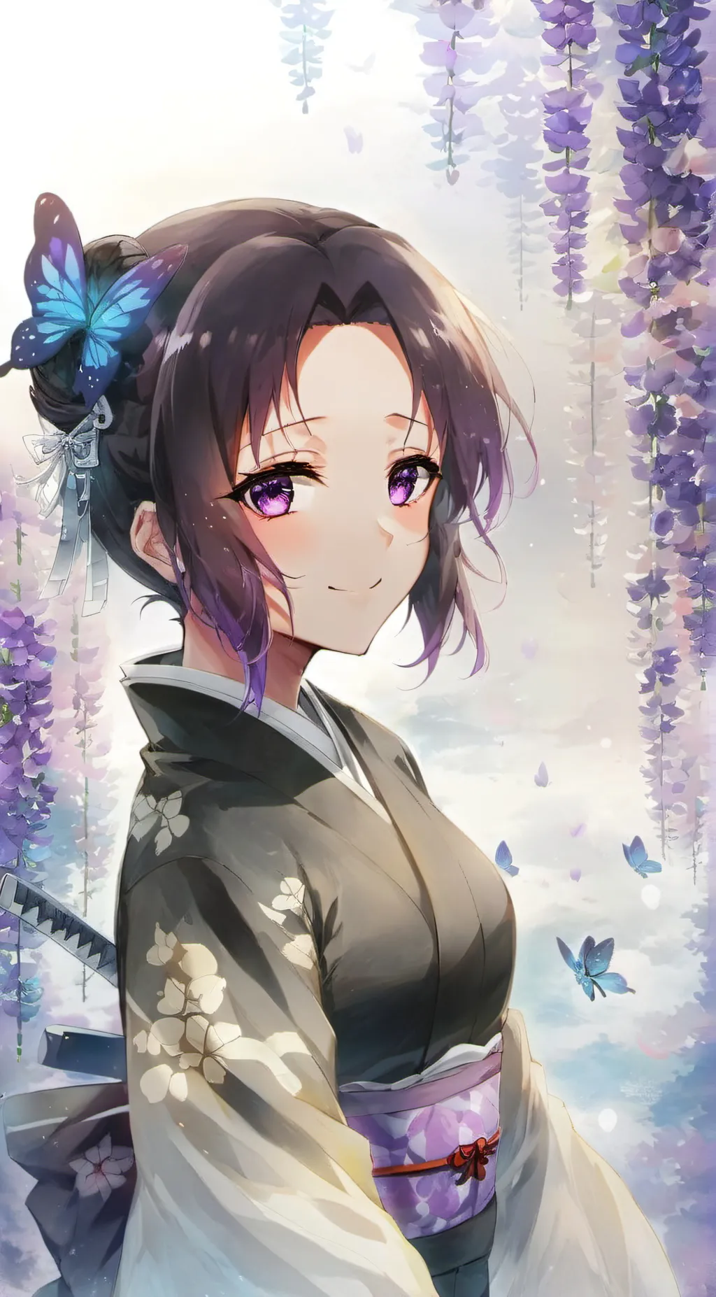 ai character: Shinobu Kocho background