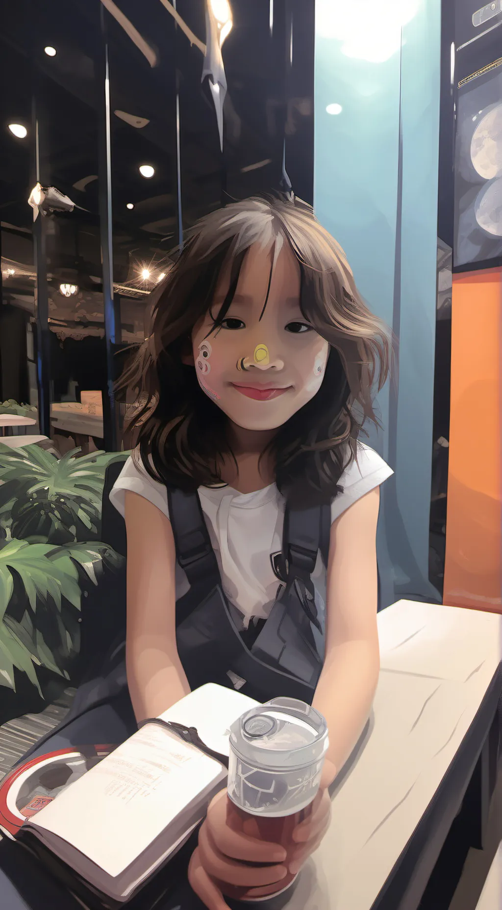 ai character: Lily background