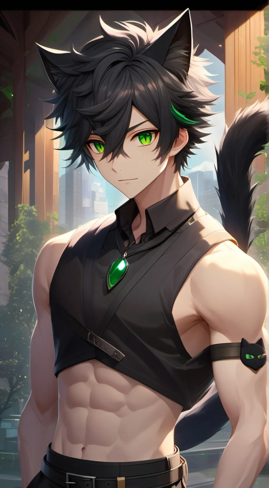 ai character: Leo background
