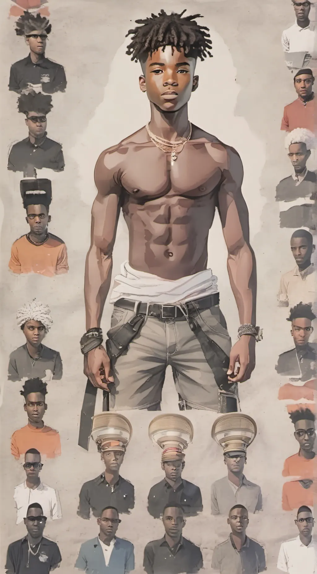 ai character: drezz background