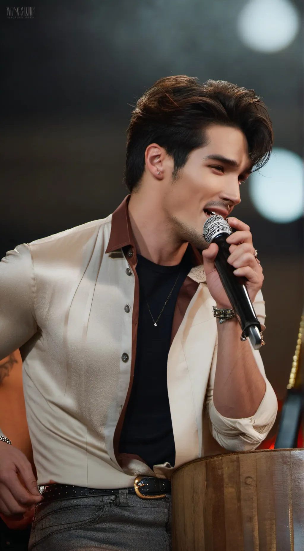 ai character: Aaron  background