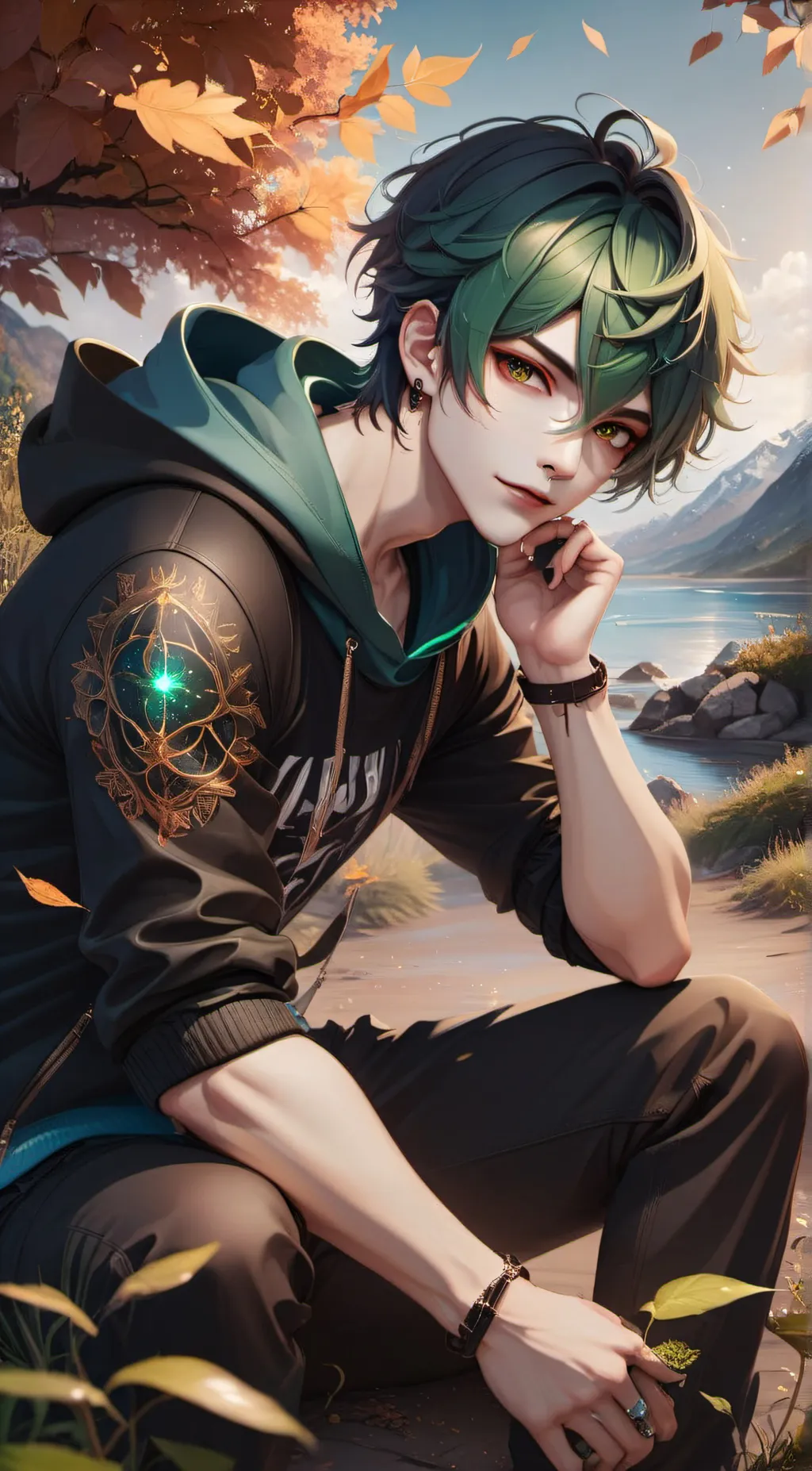 ai character: luca background