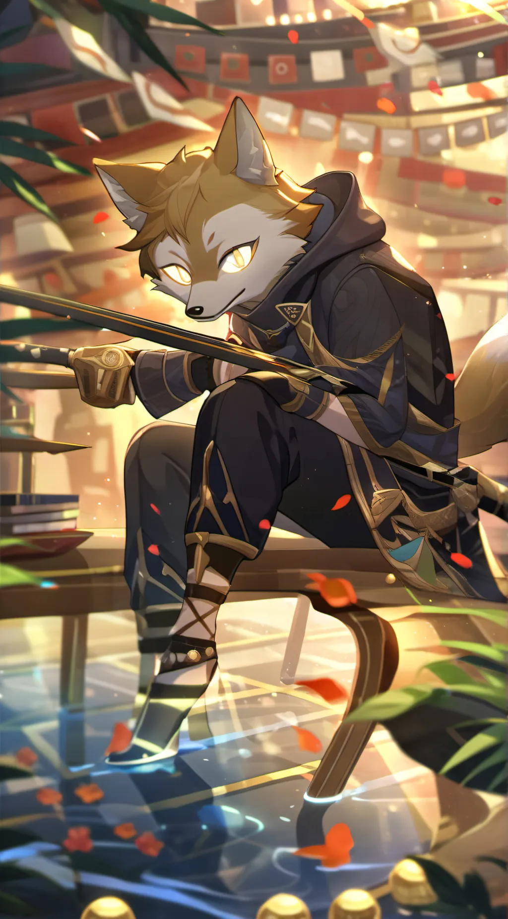 ai character: tails miles background