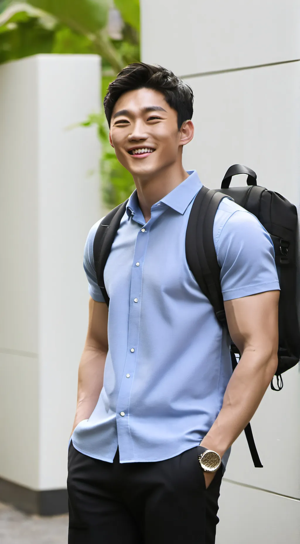 ai character: Jung wo san  background