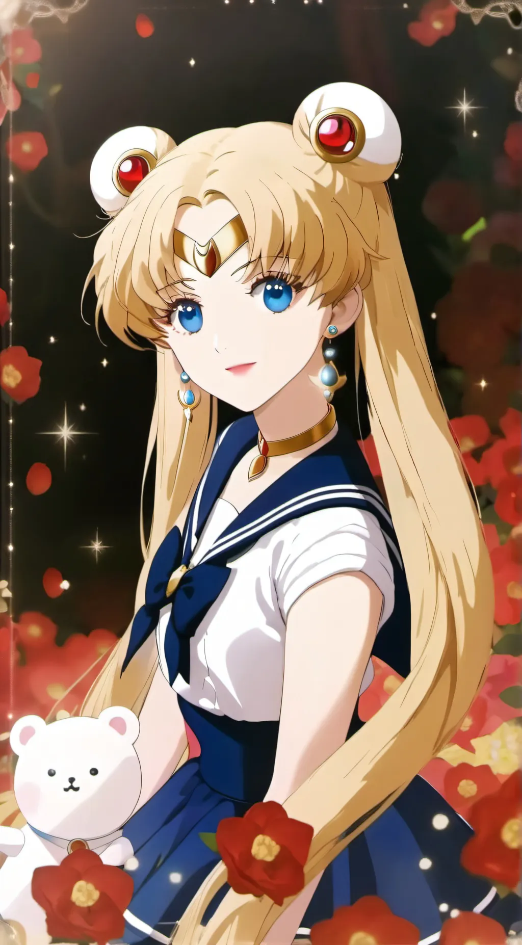 ai character: Salior Moon 🌙  background