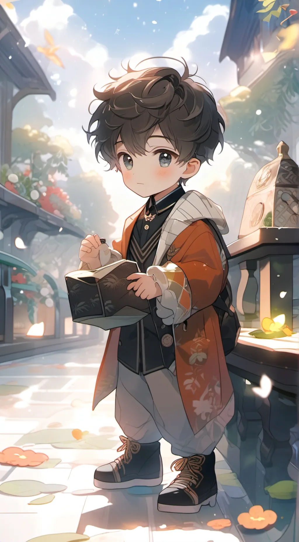 ai character: leo background