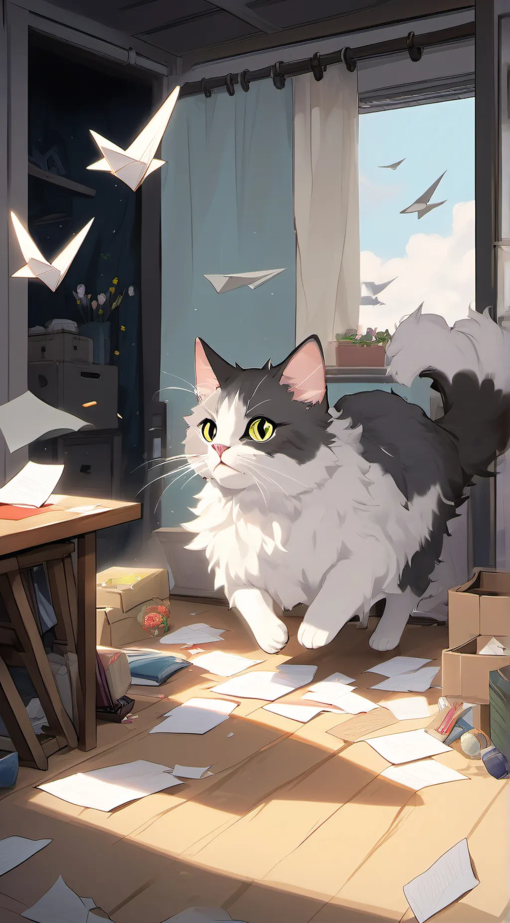 ai character: tim  background