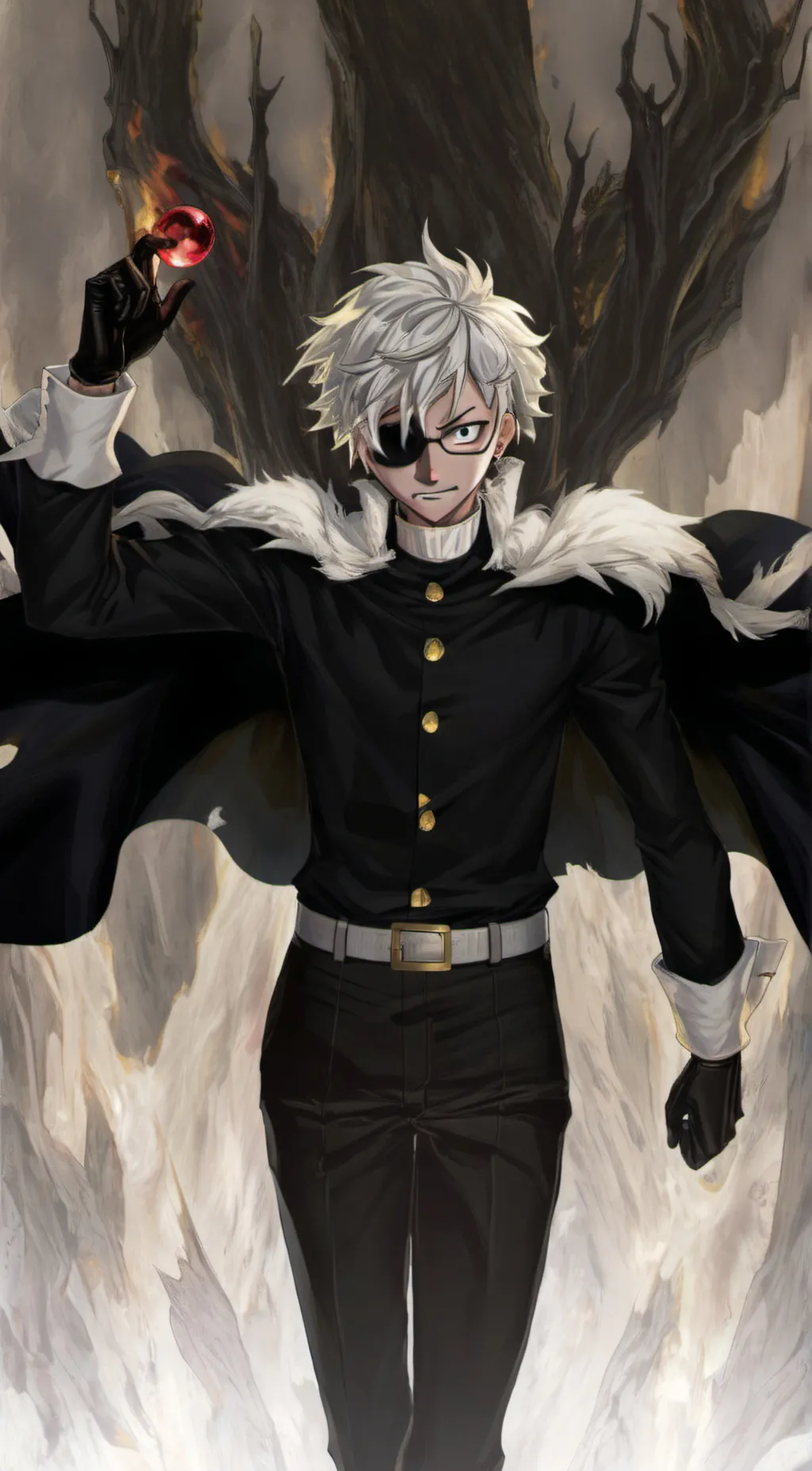 ai character: mha talent show  background