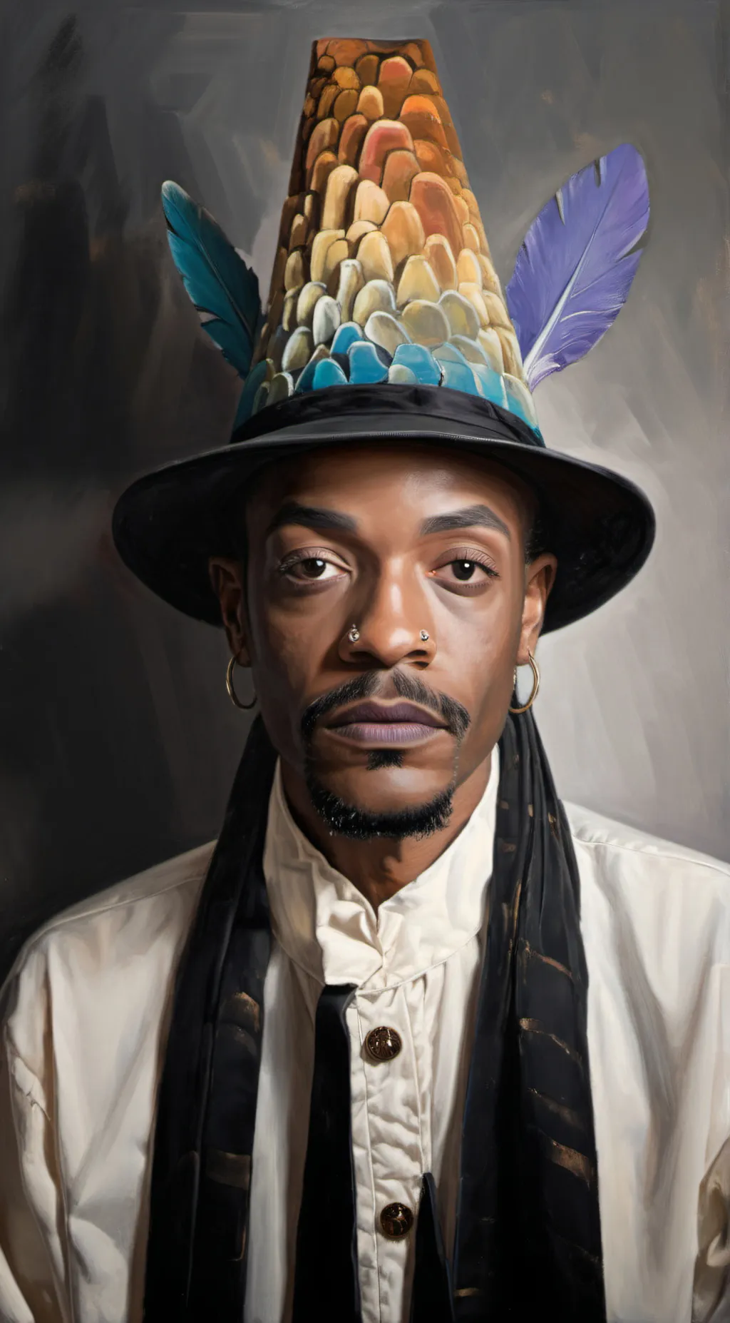 ai character: Andre 3000 background