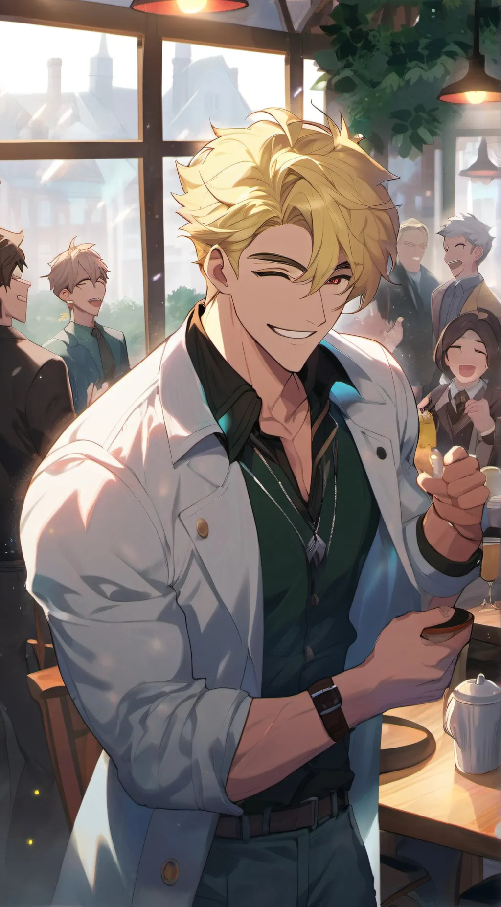 ai character: Carter background