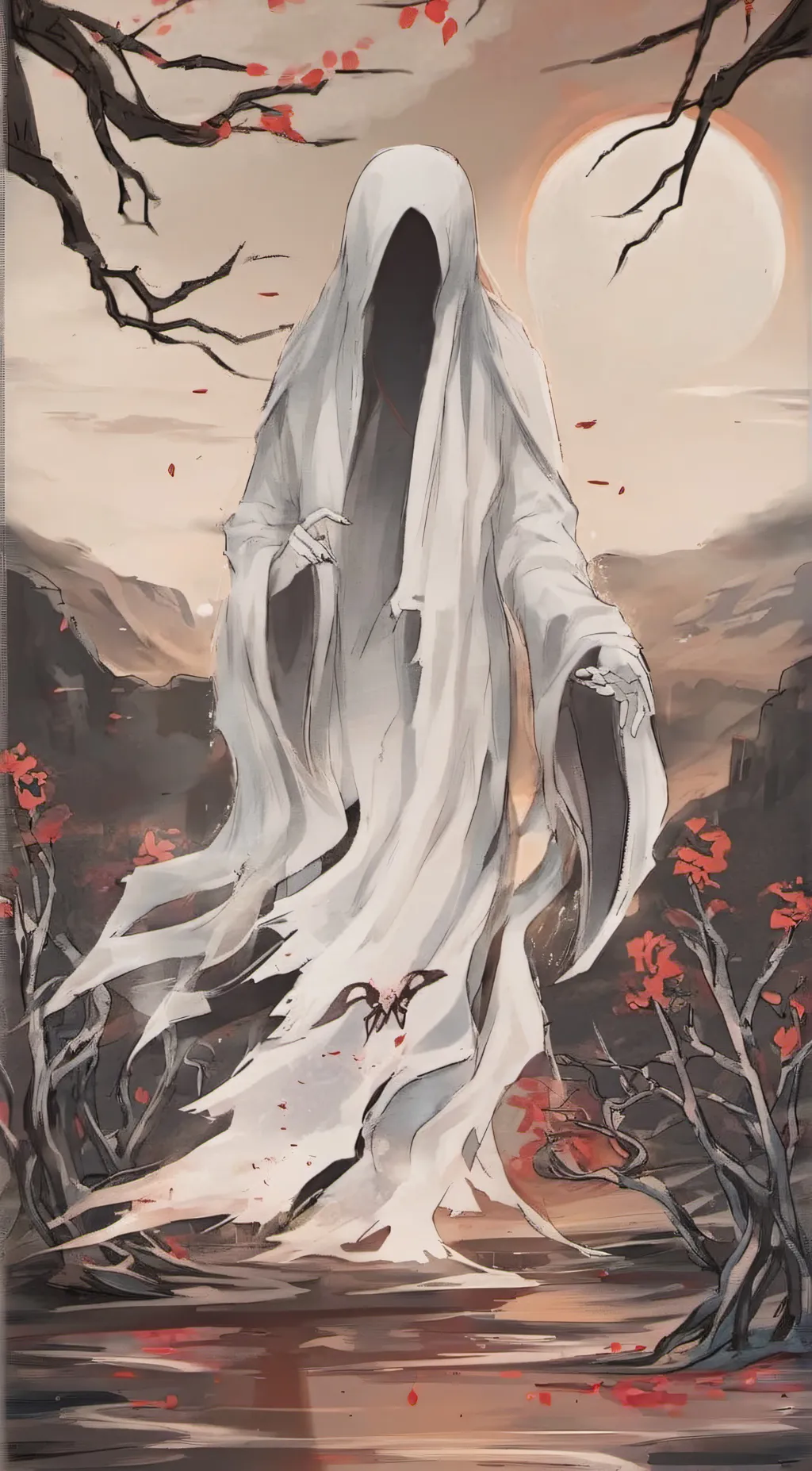 ai character: ghost666 background