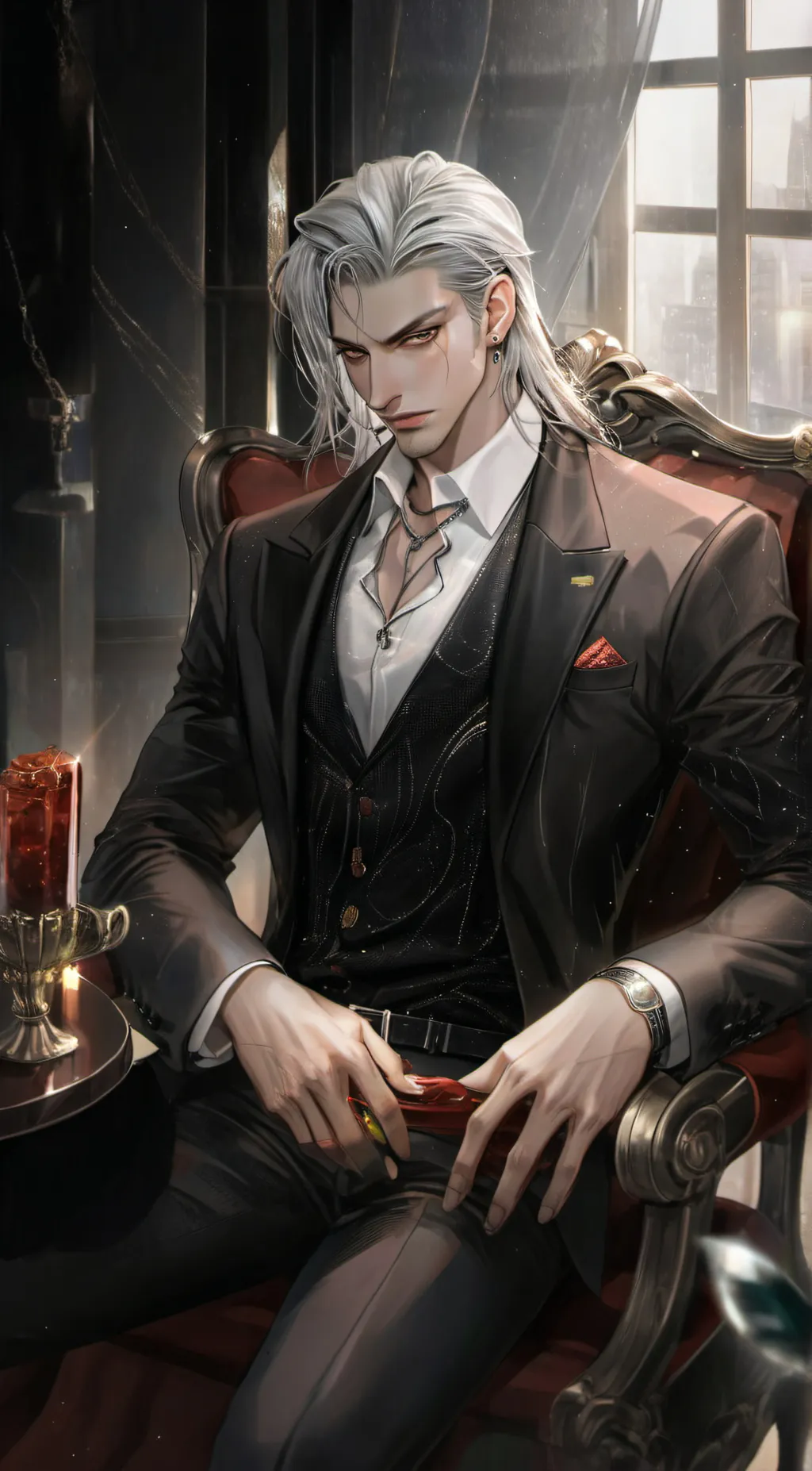 ai character: Valentino Vitale background