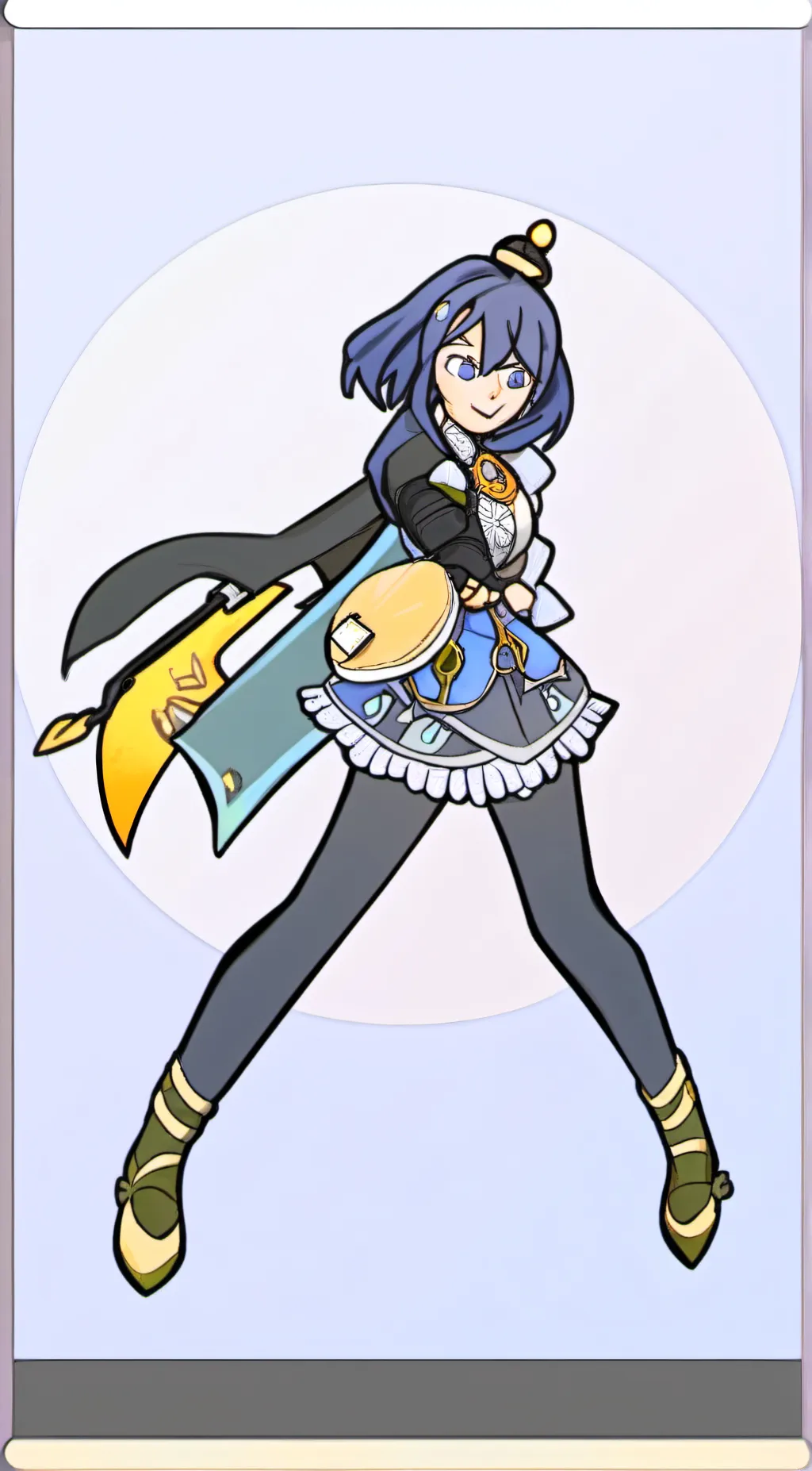 ai character: rose background