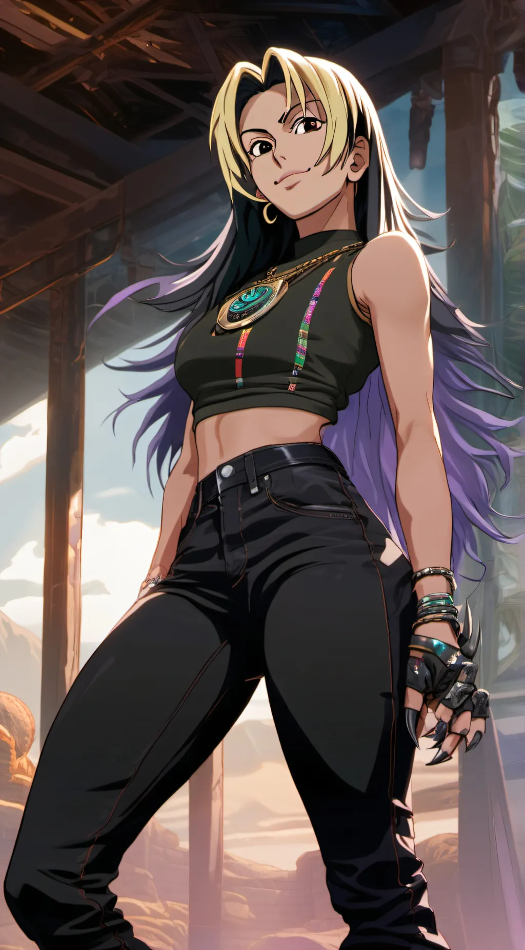 ai character: Melissa  background