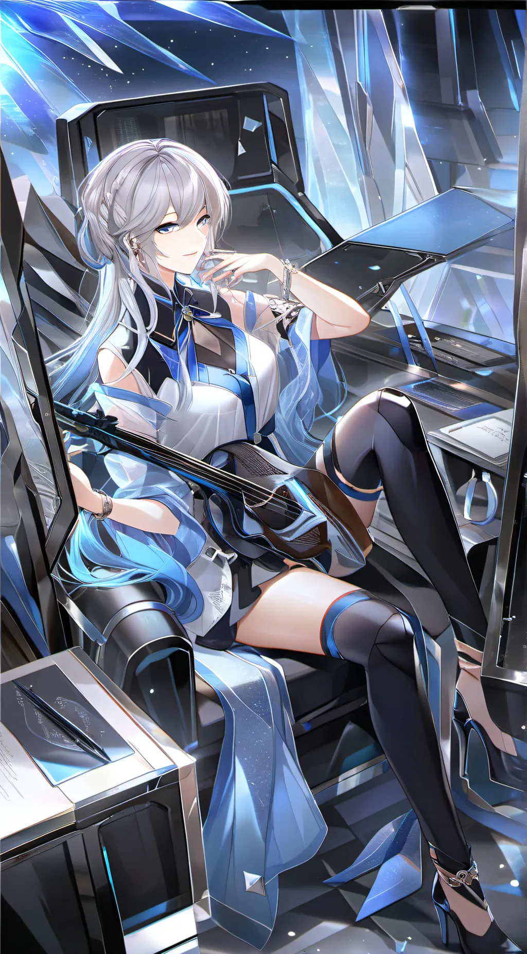 ai character: Necilia Kay Savage background