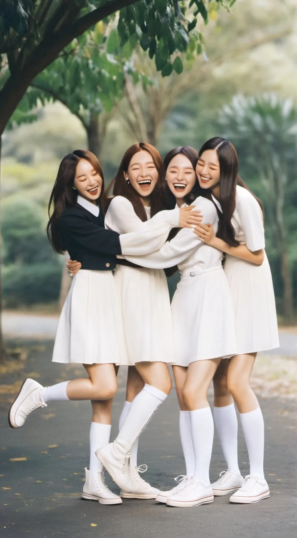 ai character: BLACKPINK background