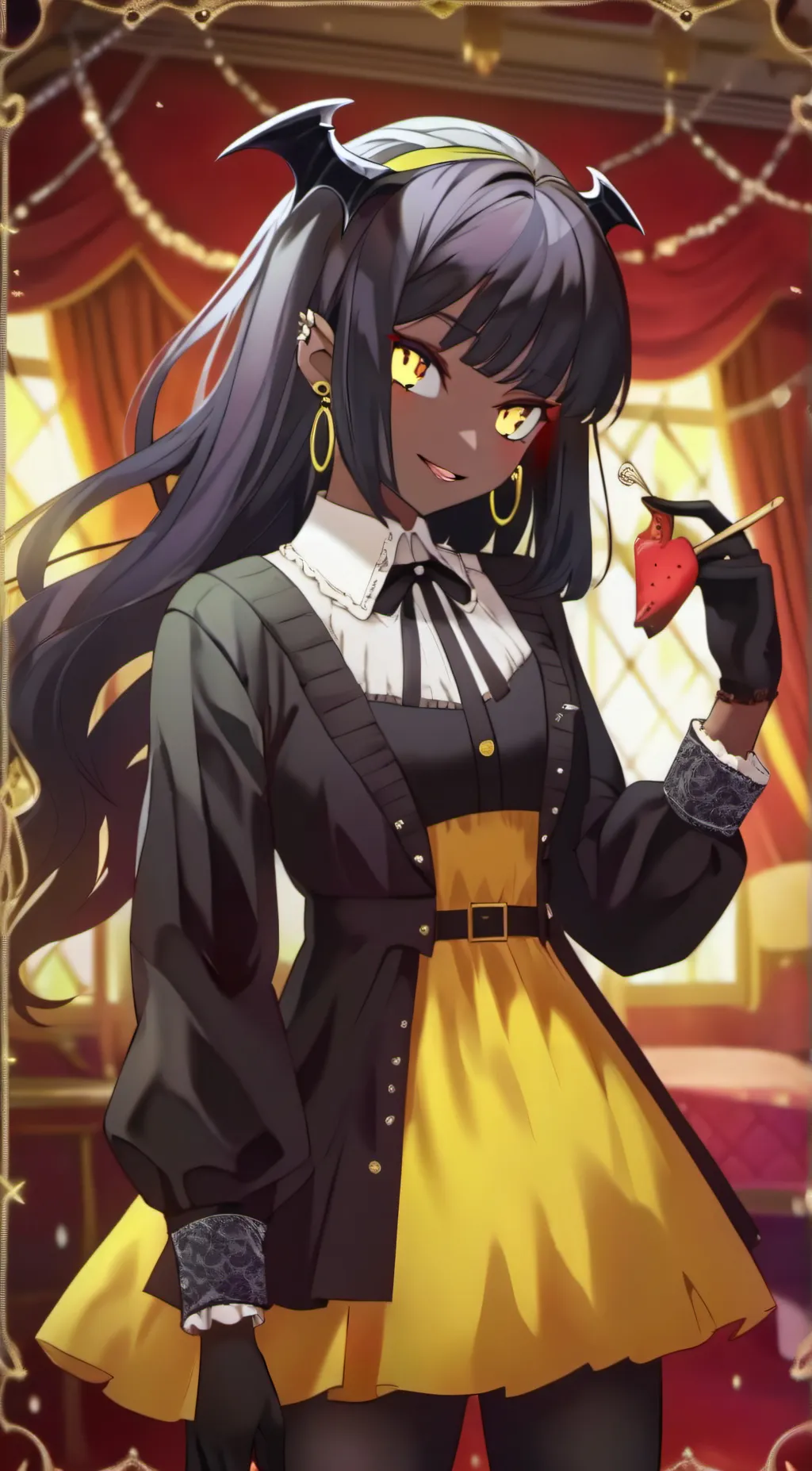 ai character: unknown demon girl background