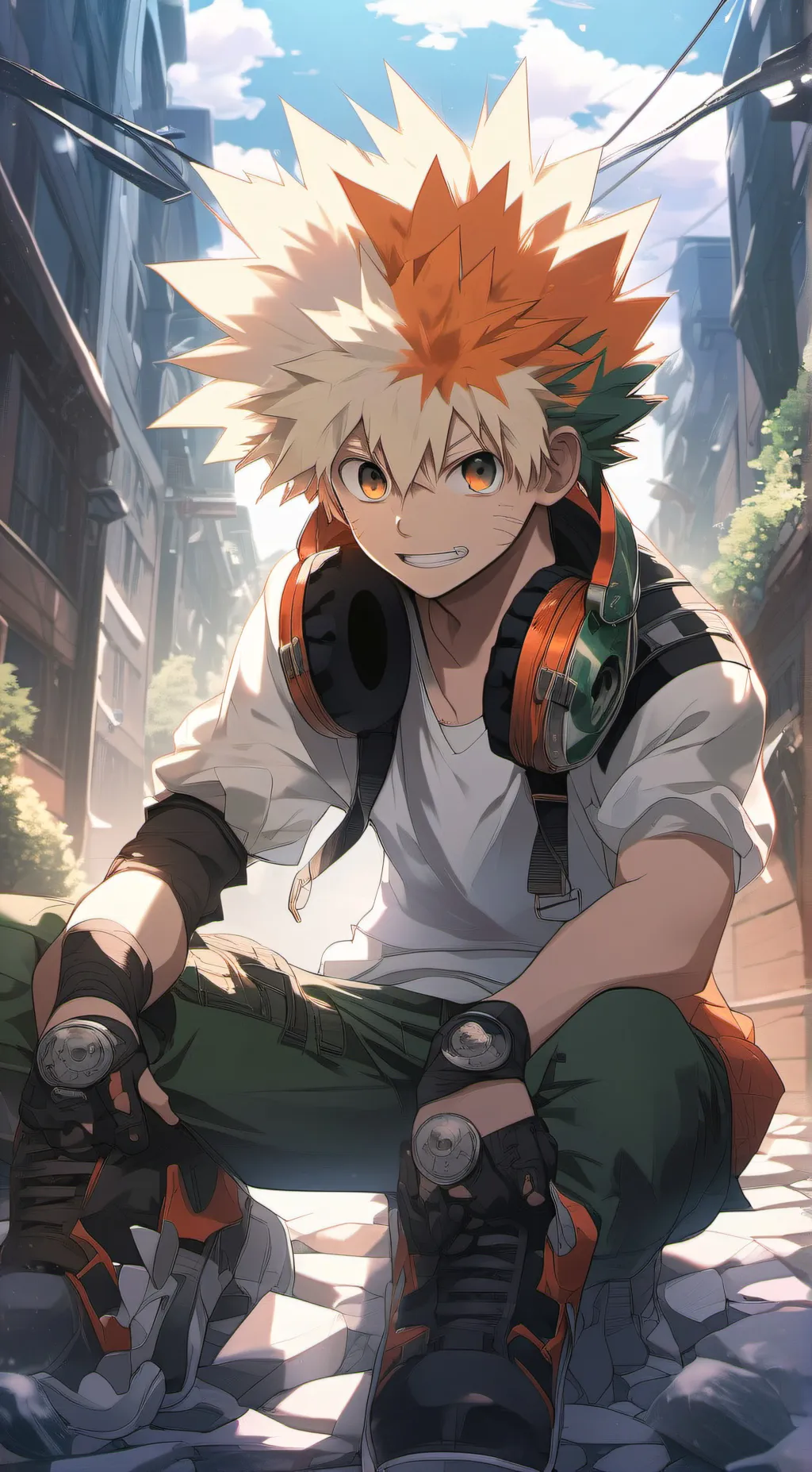 ai character: Bakugo background